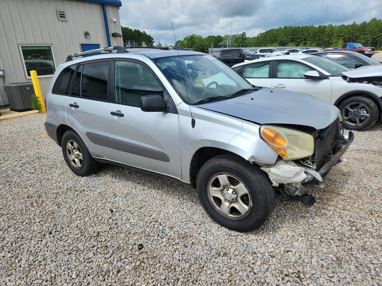 2004 Toyota Rav4 Base Silver vin: JTEGD20V140015554
