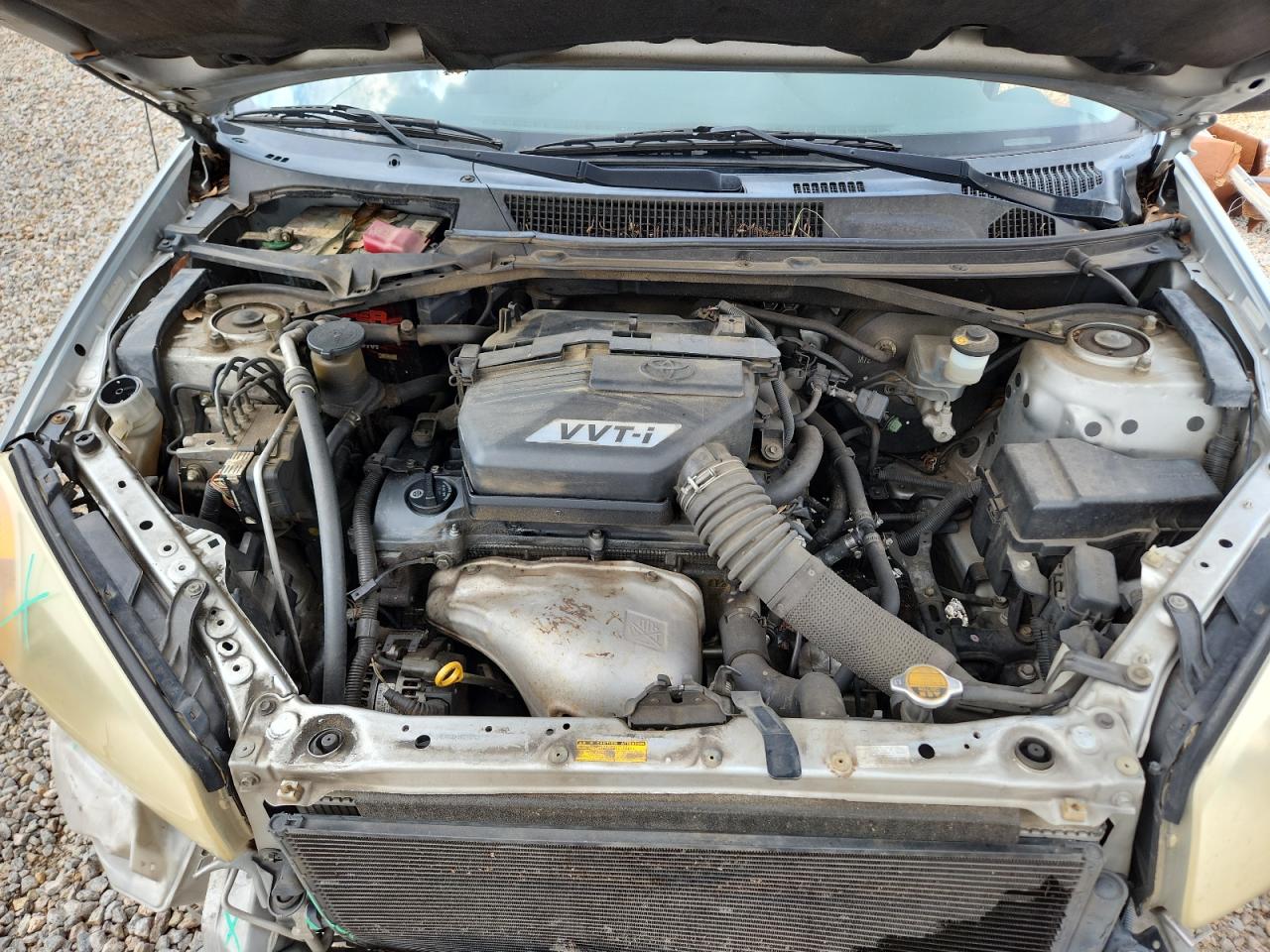 2004 Toyota Rav4 Base Silver vin: JTEGD20V140015554