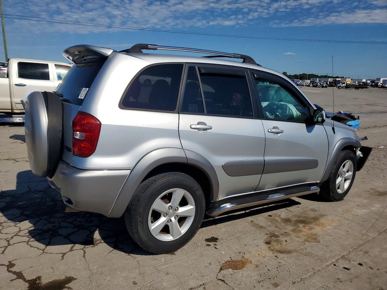 2004 Toyota Rav4 Base Silver vin: JTEGD20V140017434