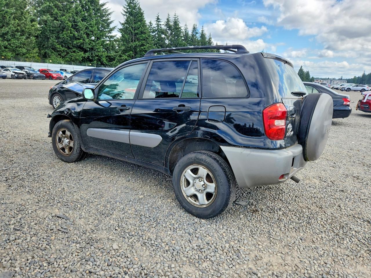 2004 Toyota Rav4 Base Black vin: JTEGD20V140038977