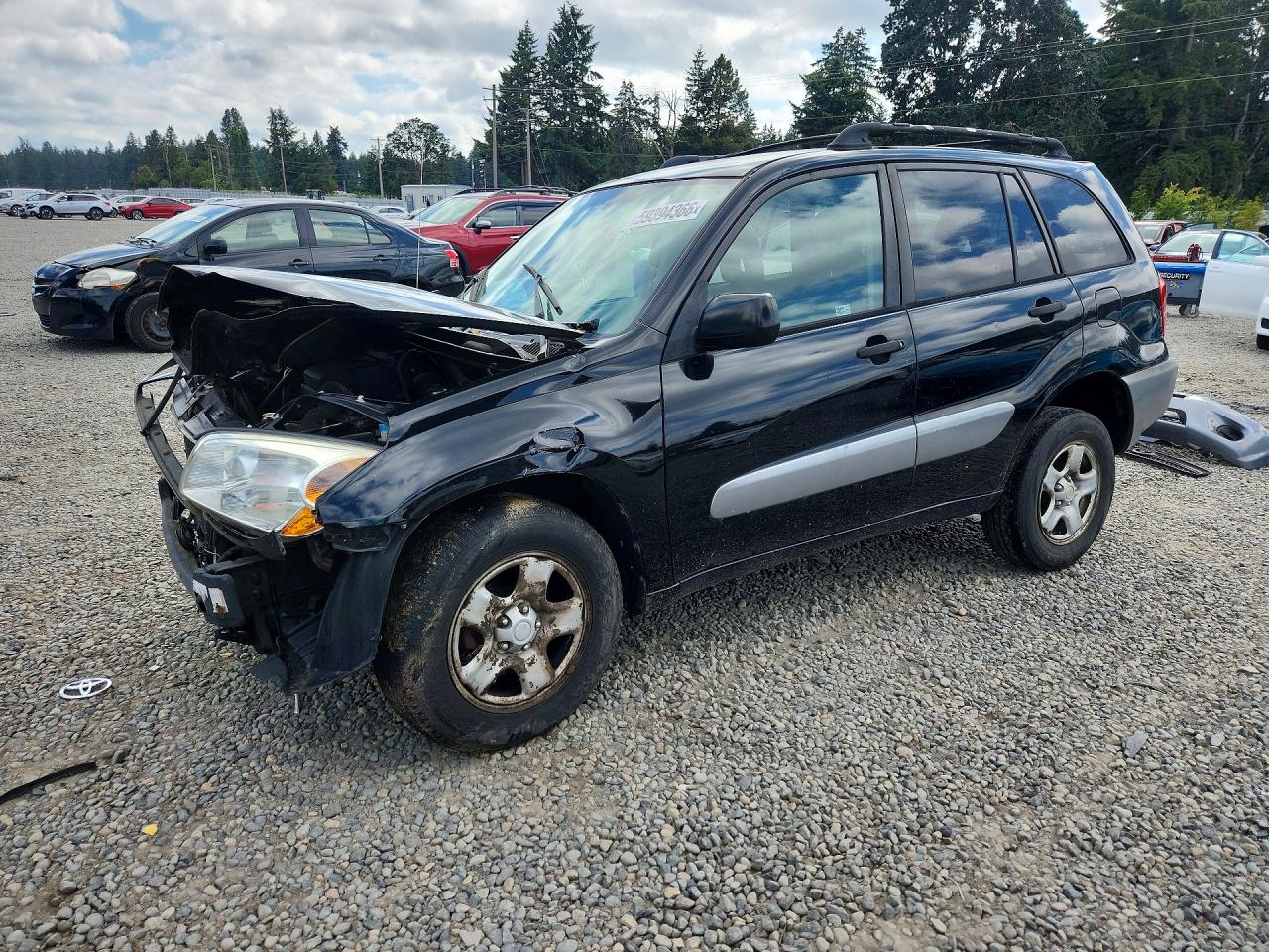 2004 Toyota Rav4 Base Black vin: JTEGD20V140038977