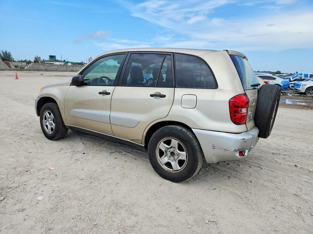 2004 Toyota Rav4 Base Beige vin: JTEGD20V140039384