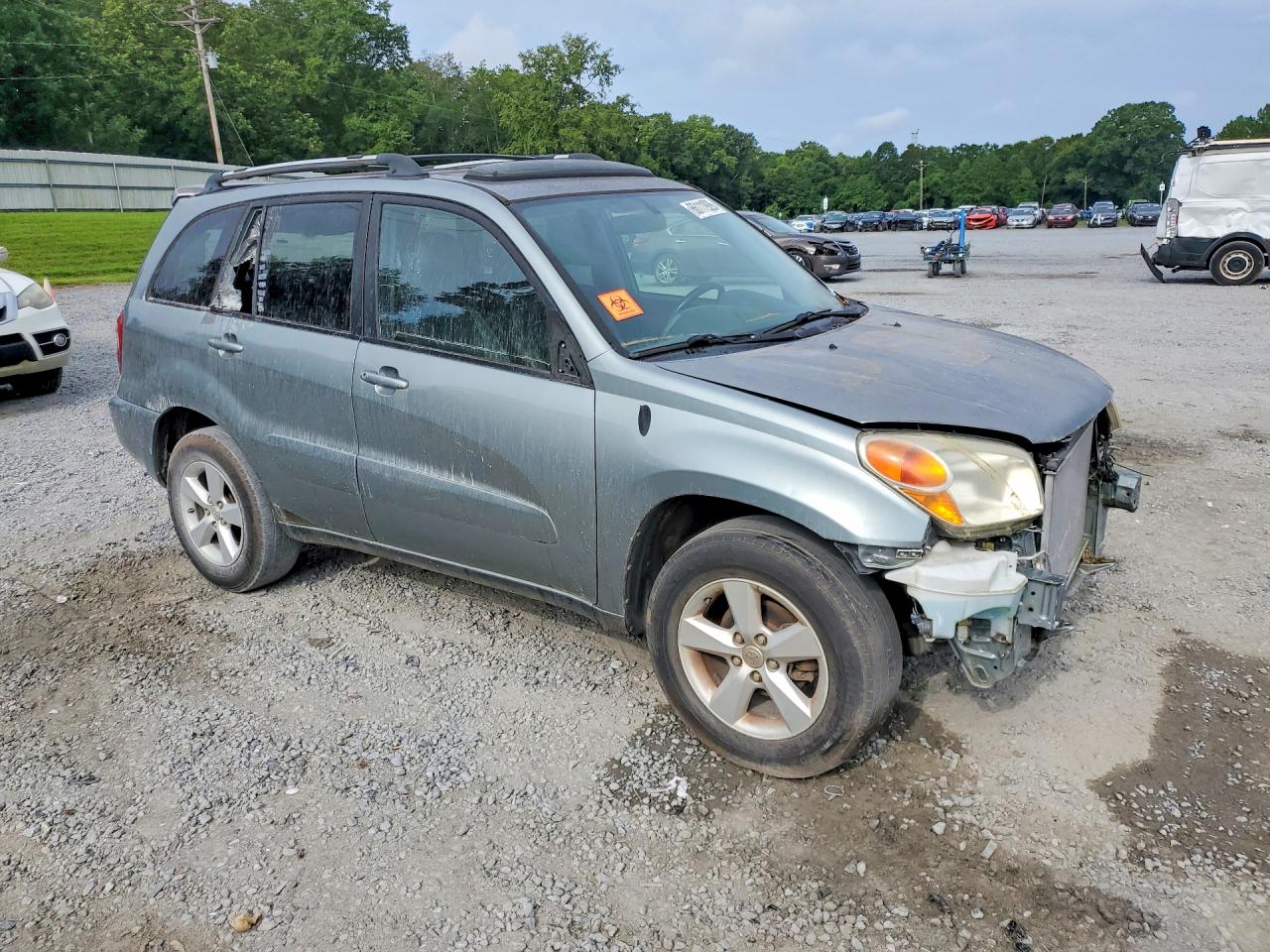 2004 Toyota Rav4 Base Silver vin: JTEGD20V140043709