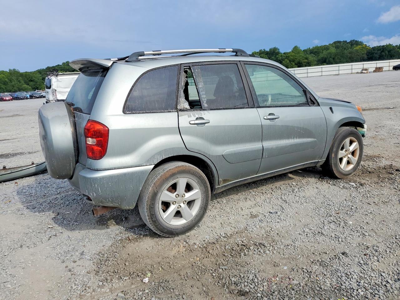 2004 Toyota Rav4 Base Silver vin: JTEGD20V140043709