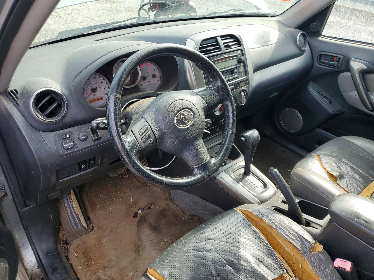 2004 Toyota Rav4 Base Silver vin: JTEGD20V140043709