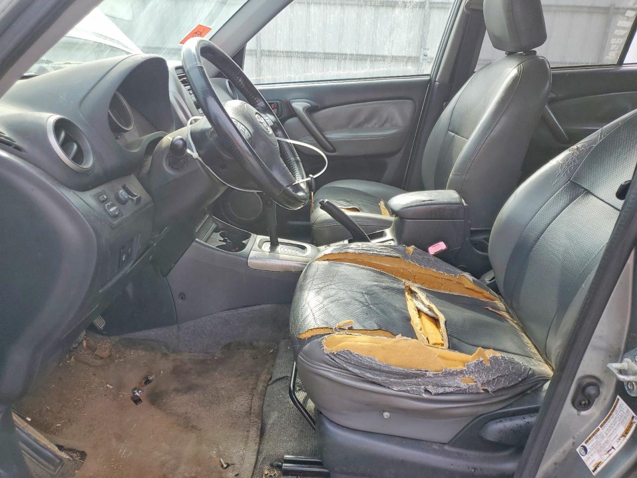 2004 Toyota Rav4 Base Silver vin: JTEGD20V140043709