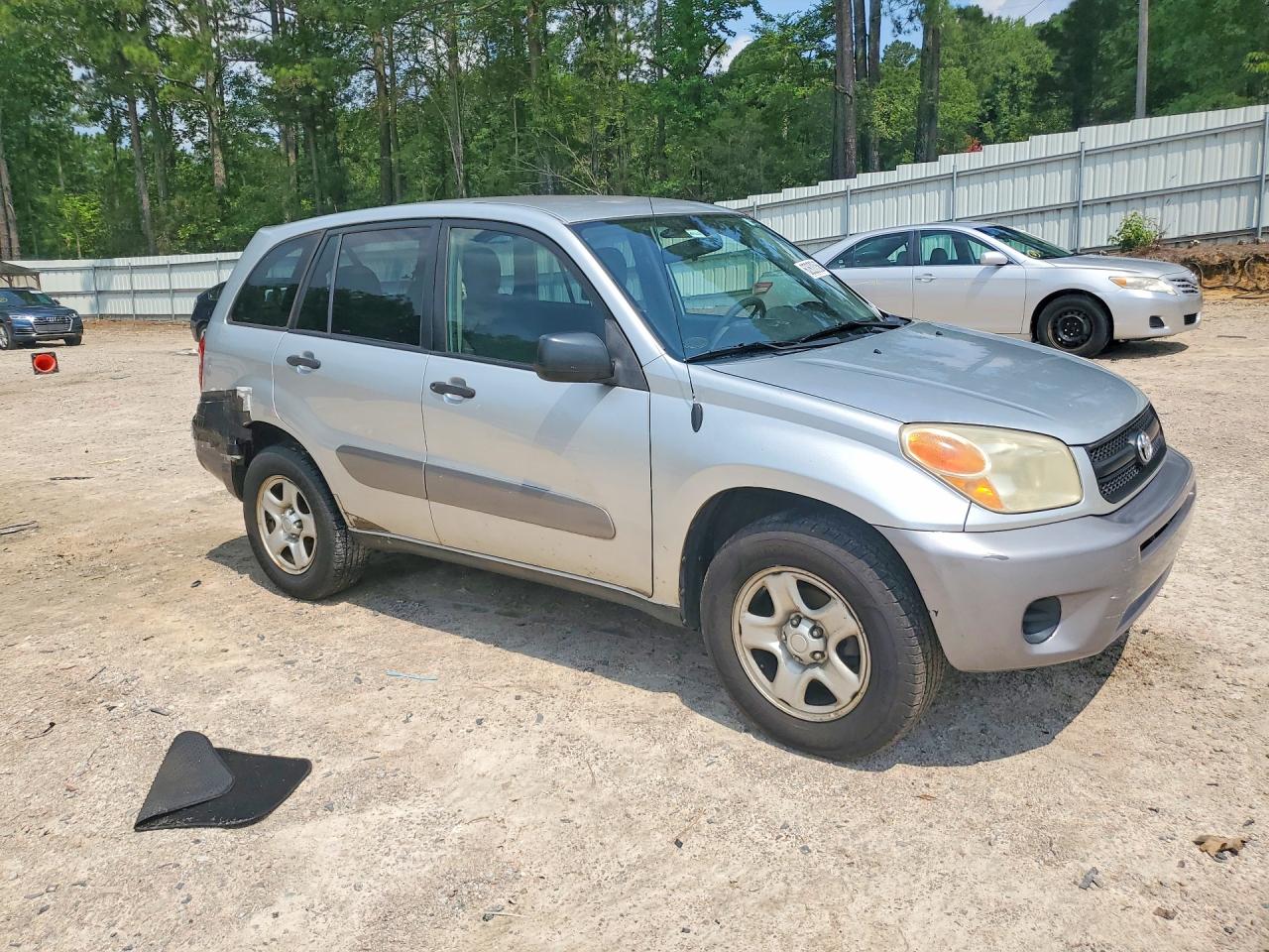 2004 Toyota Rav4 Base Silver vin: JTEGD20V240002361