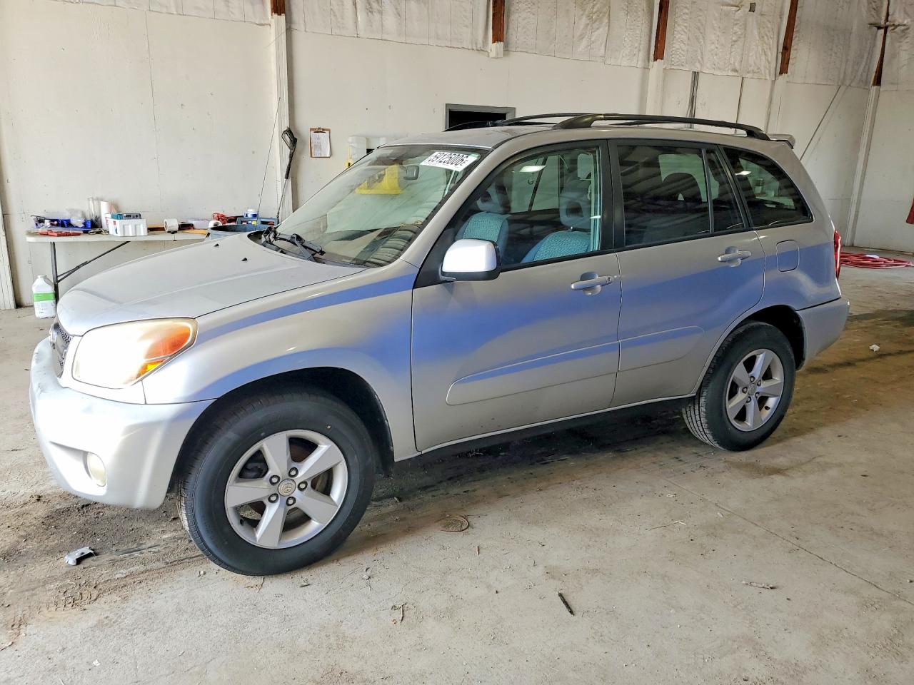 2004 Toyota Rav4 Base Silver vin: JTEGD20V240005566