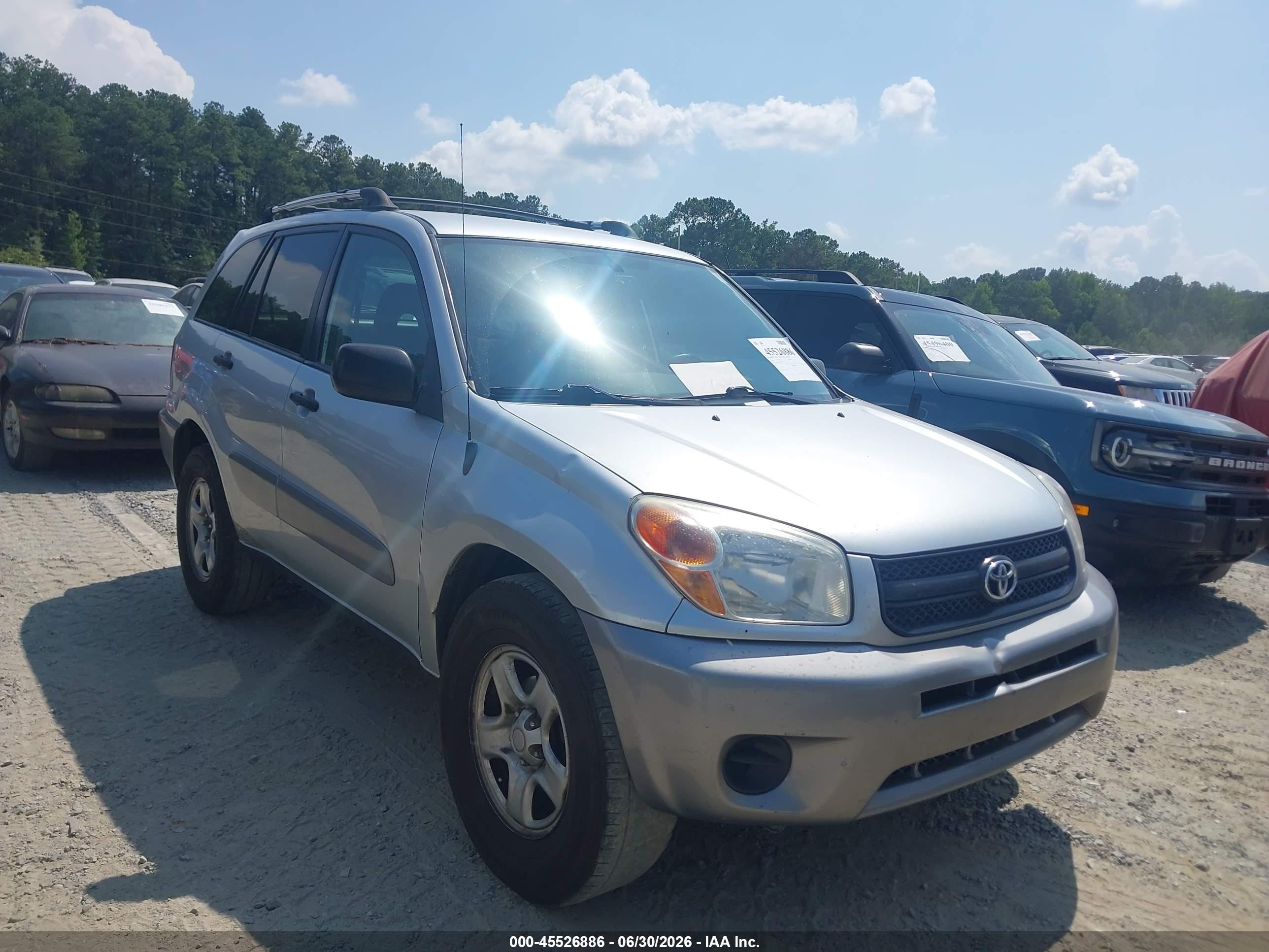 2004 Toyota Rav4   Silver vin: JTEGD20V240037059