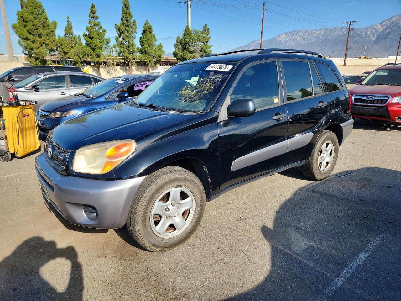 2004 Toyota Rav4 Base Black vin: JTEGD20V240046084