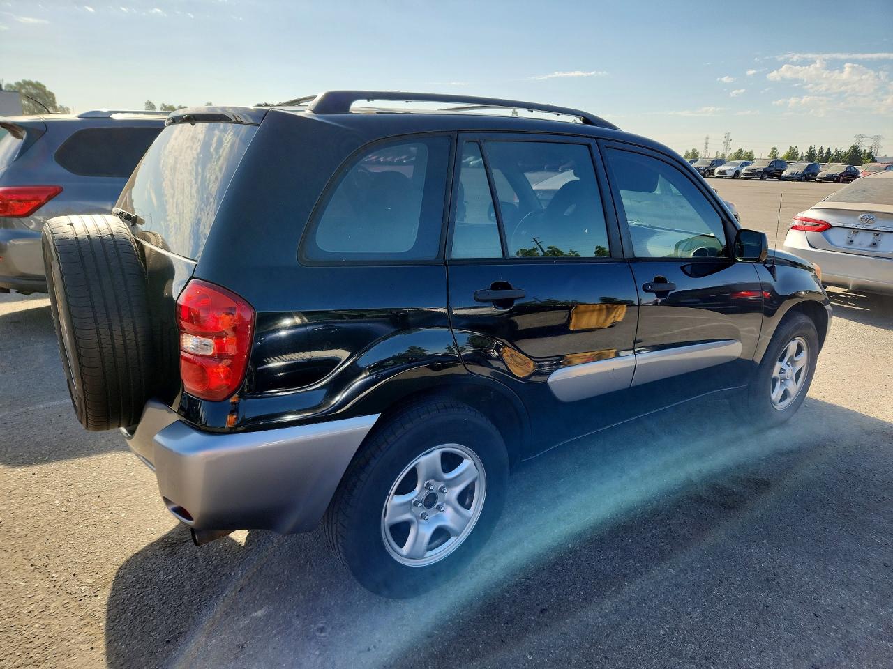 2004 Toyota Rav4 Base Black vin: JTEGD20V240046084