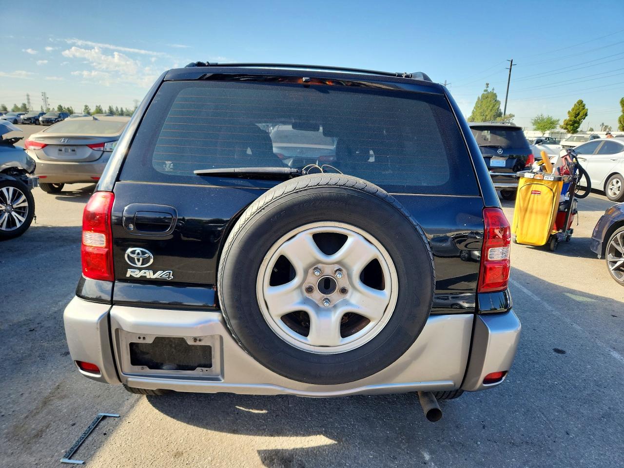 2004 Toyota Rav4 Base Black vin: JTEGD20V240046084