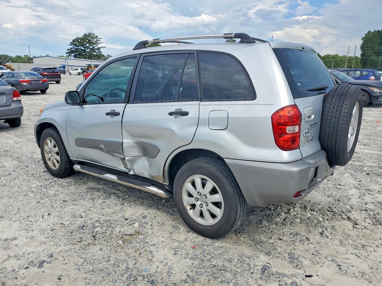 2005 Toyota Rav4 Base Silver vin: JTEGD20V250056910