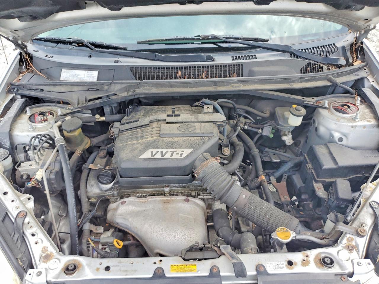 2005 Toyota Rav4 Base Silver vin: JTEGD20V250056910