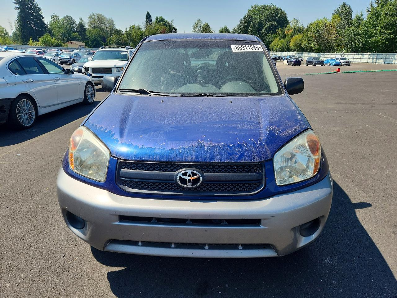2005 Toyota Rav4 Base Blue vin: JTEGD20V250069026