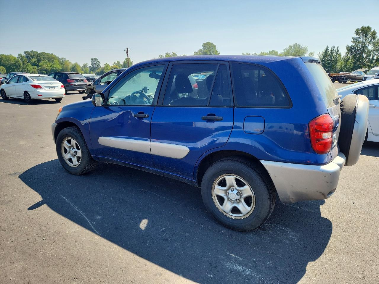 2005 Toyota Rav4 Base Blue vin: JTEGD20V250069026