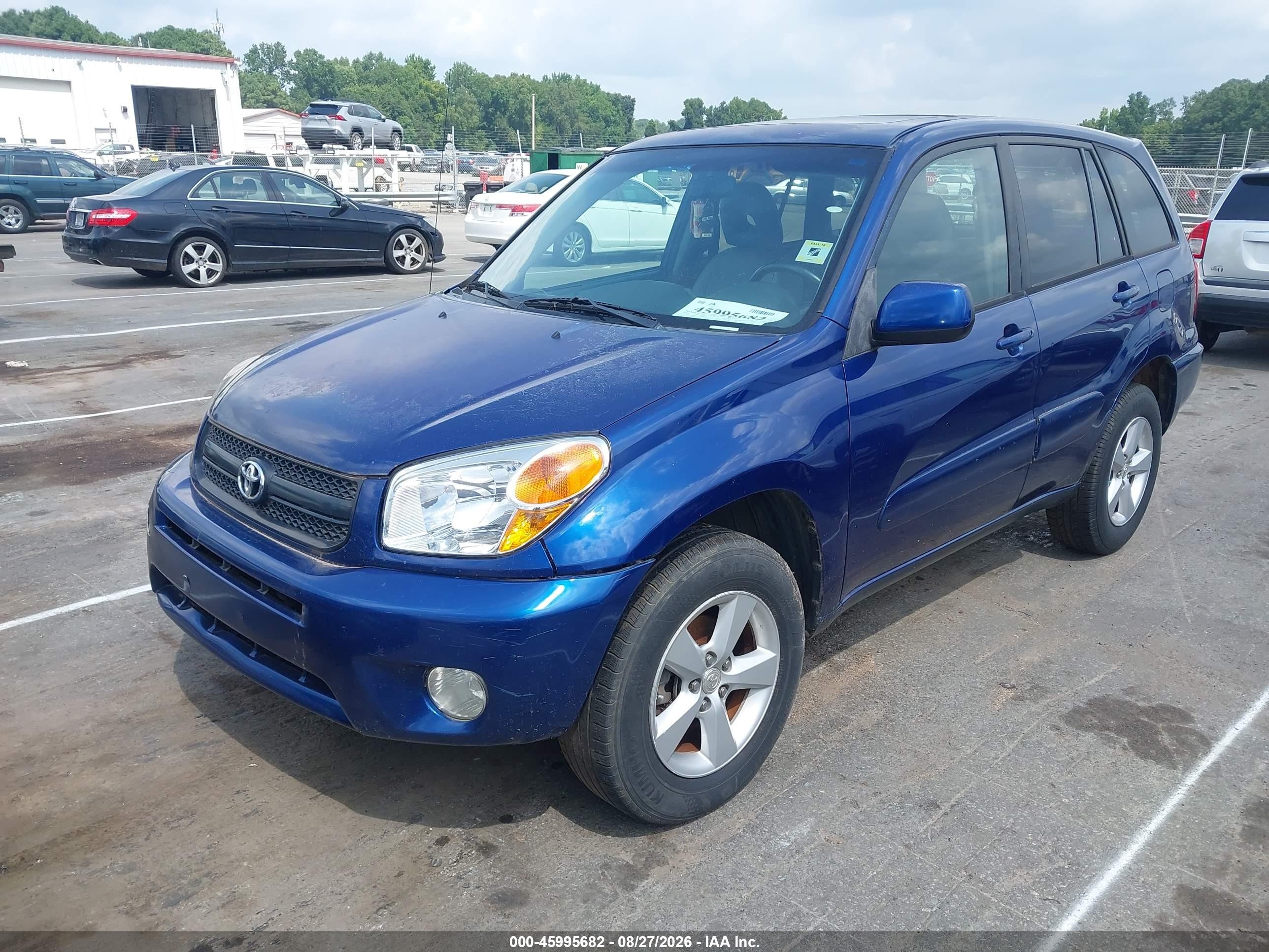 2004 Toyota Rav4   Синий vin: JTEGD20V340001963