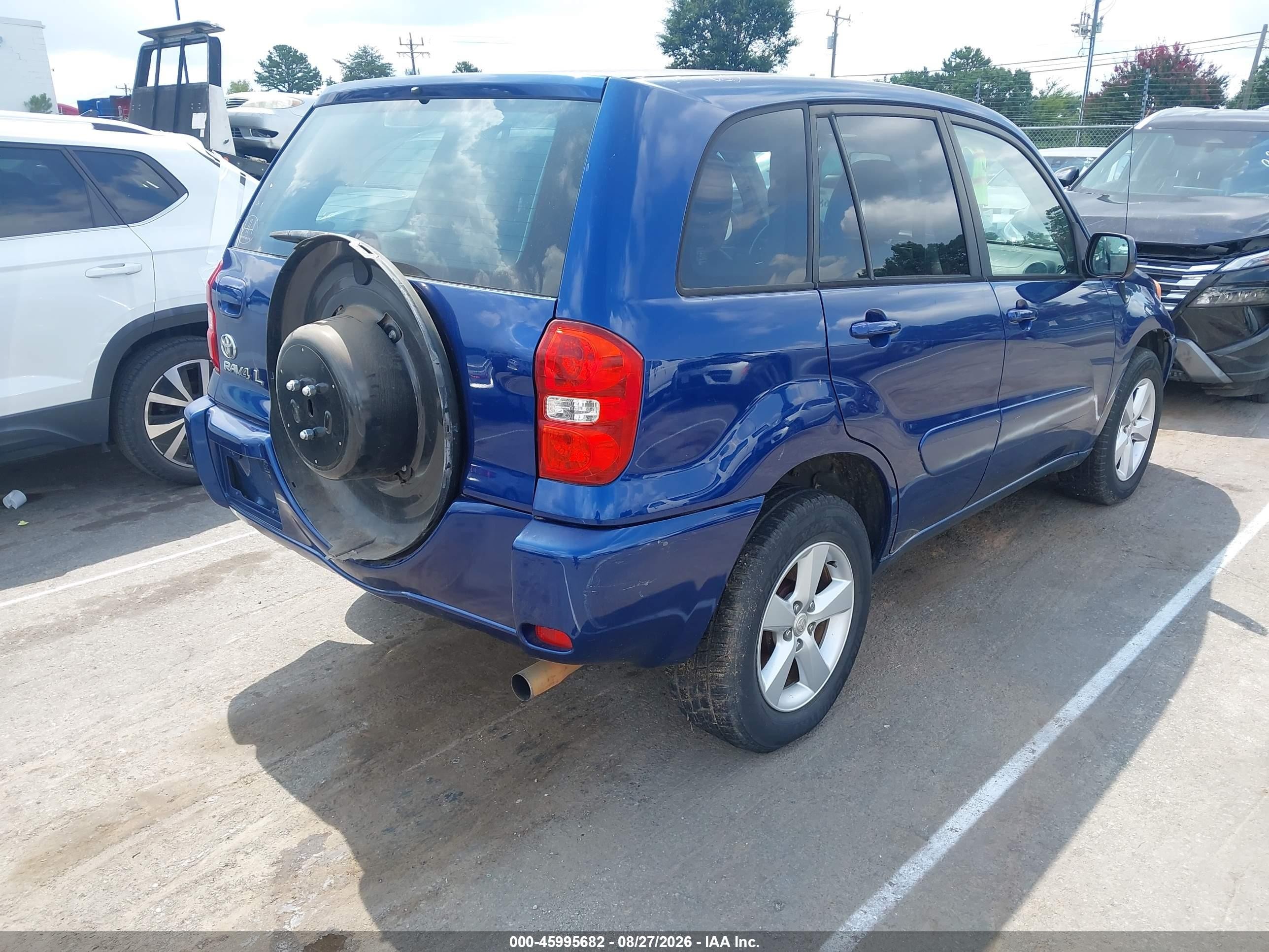 2004 Toyota Rav4   Синий vin: JTEGD20V340001963
