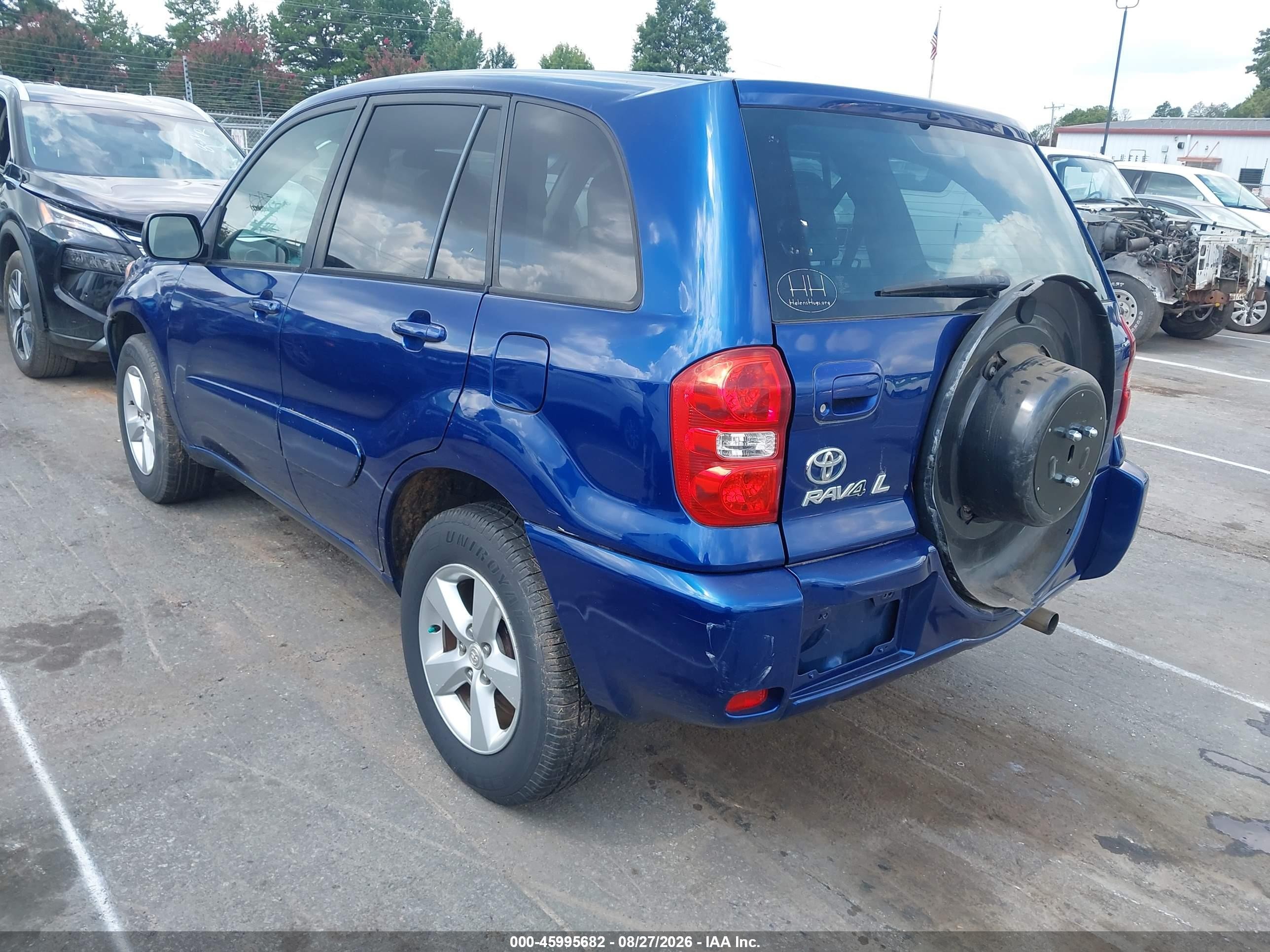 2004 Toyota Rav4   Синий vin: JTEGD20V340001963