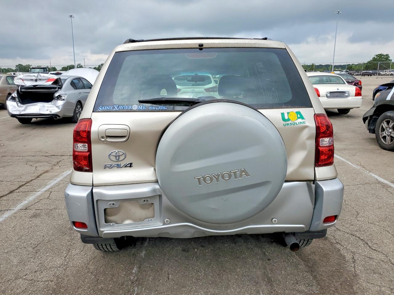 2004 Toyota Rav4 Base Желто-коричневый vin: JTEGD20V340002174