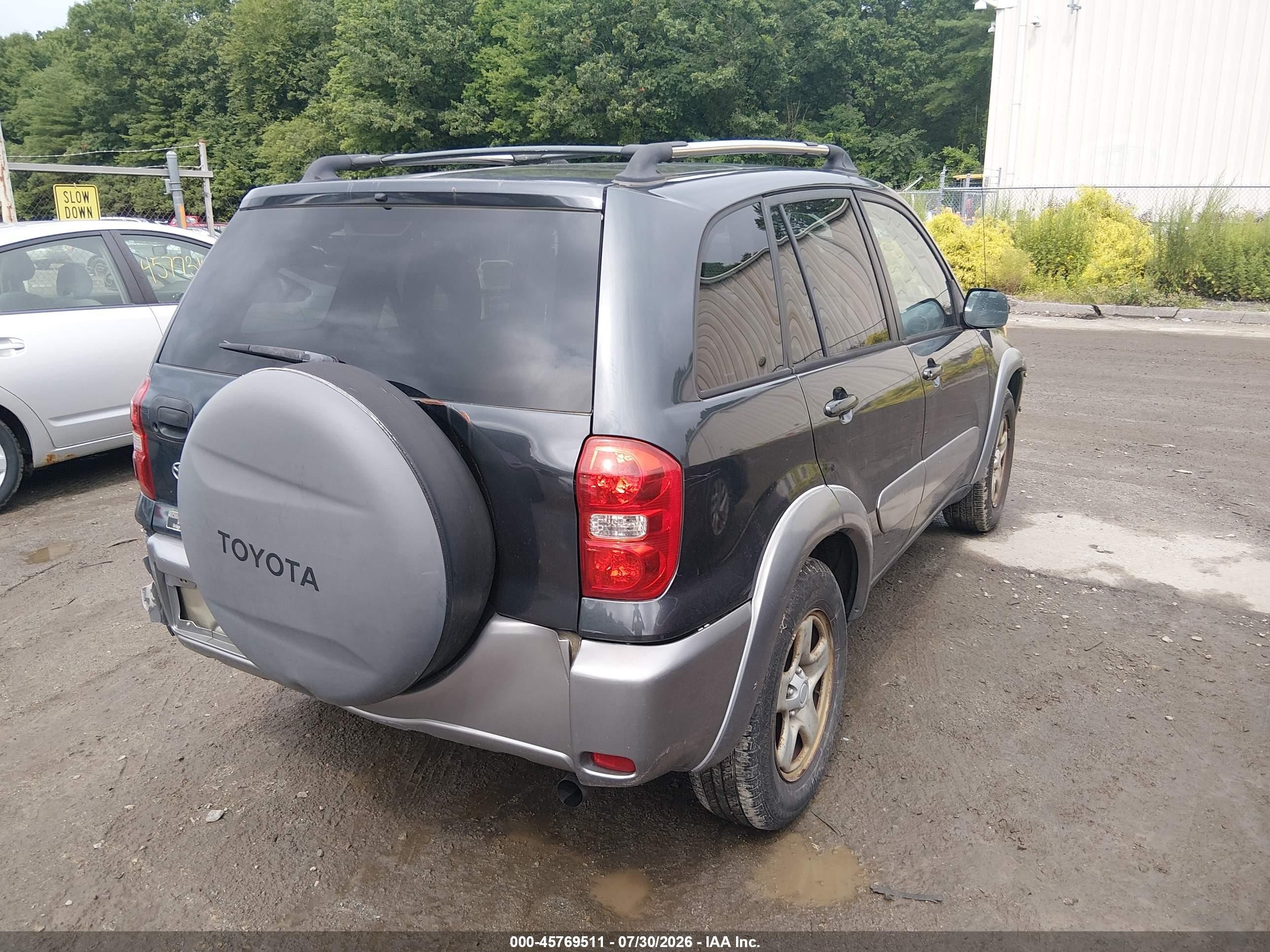 2004 Toyota Rav4   Gray vin: JTEGD20V340021792