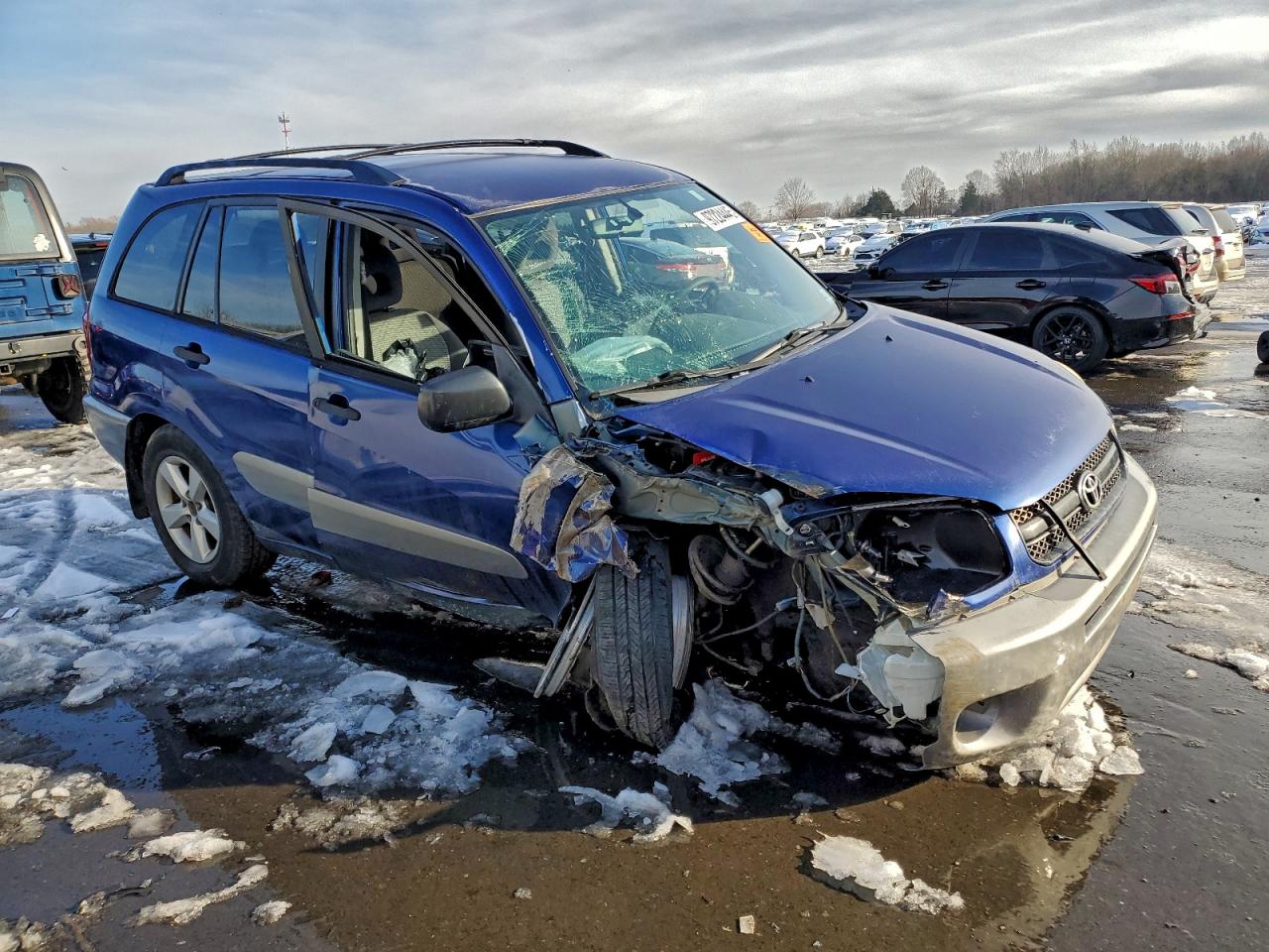2004 Toyota Rav4 Blue vin: JTEGD20V340022392