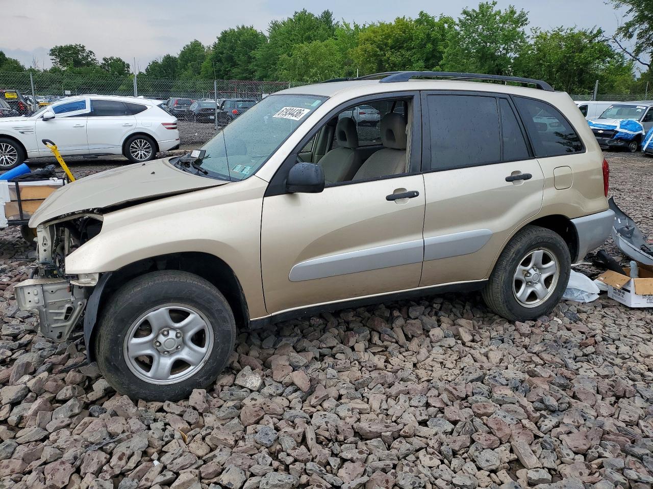 2005 Toyota Rav4 Base Cream vin: JTEGD20V350064479