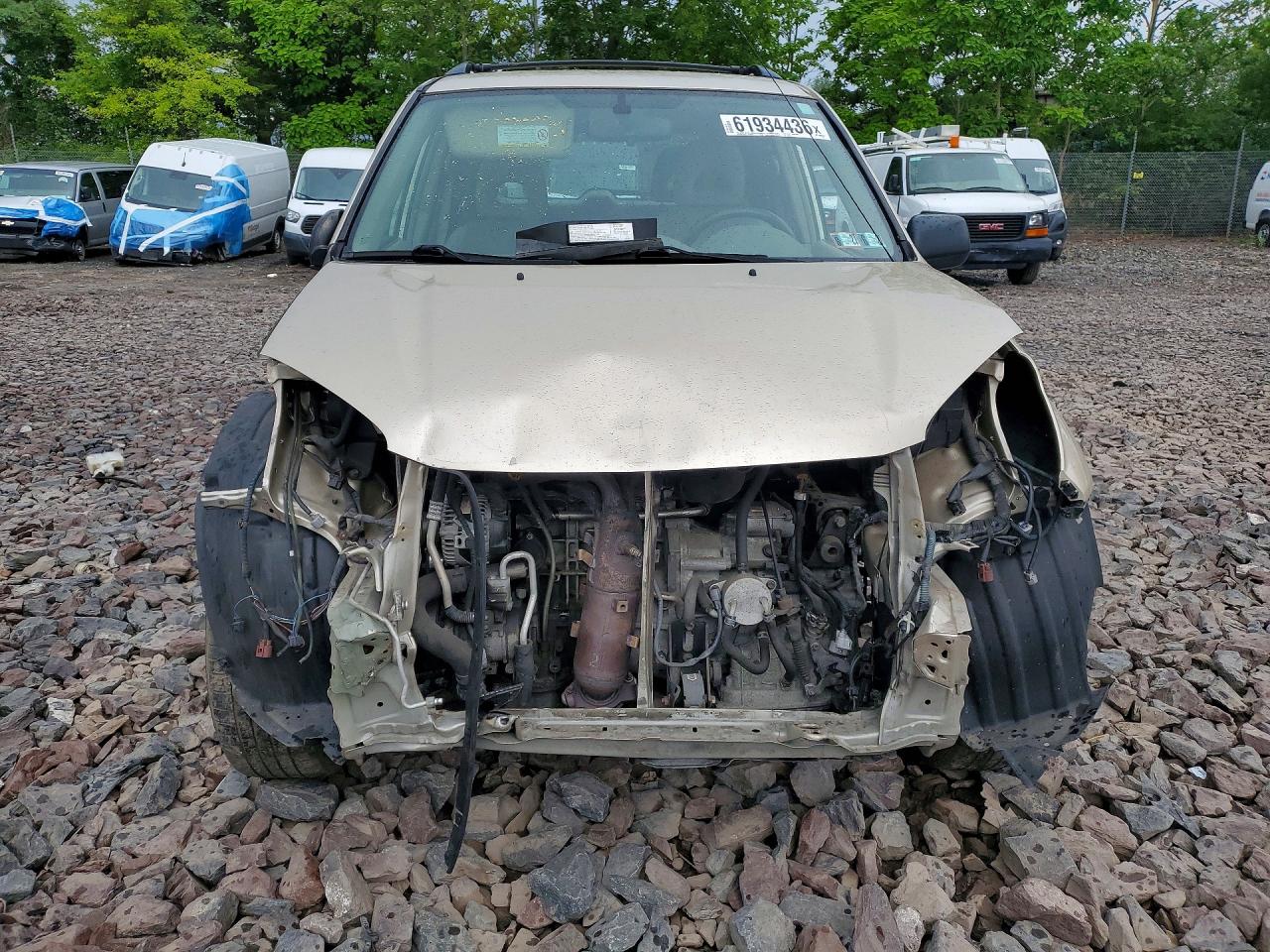 2005 Toyota Rav4 Base Cream vin: JTEGD20V350064479