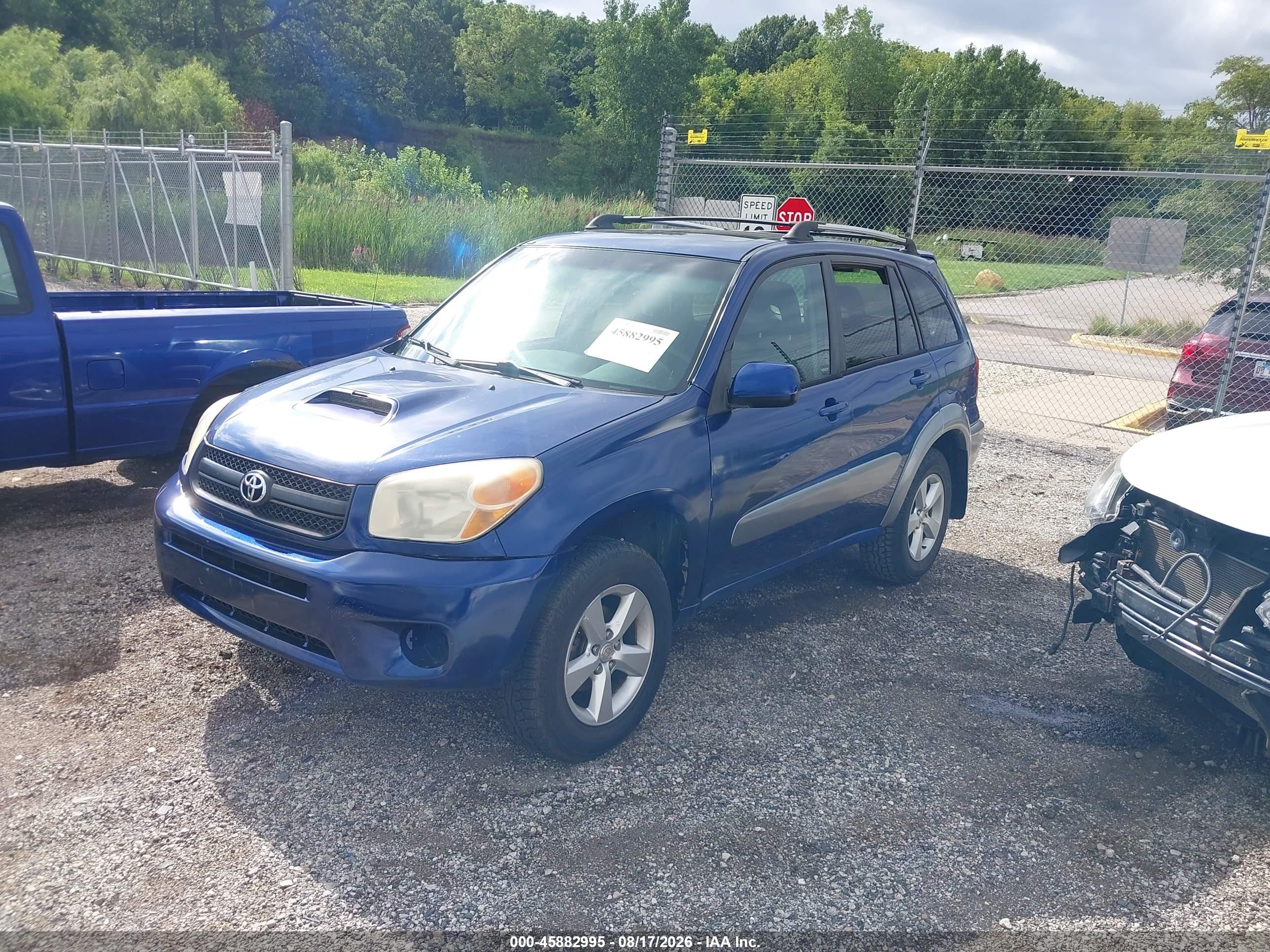 2004 Toyota Rav4   Blue vin: JTEGD20V440015113