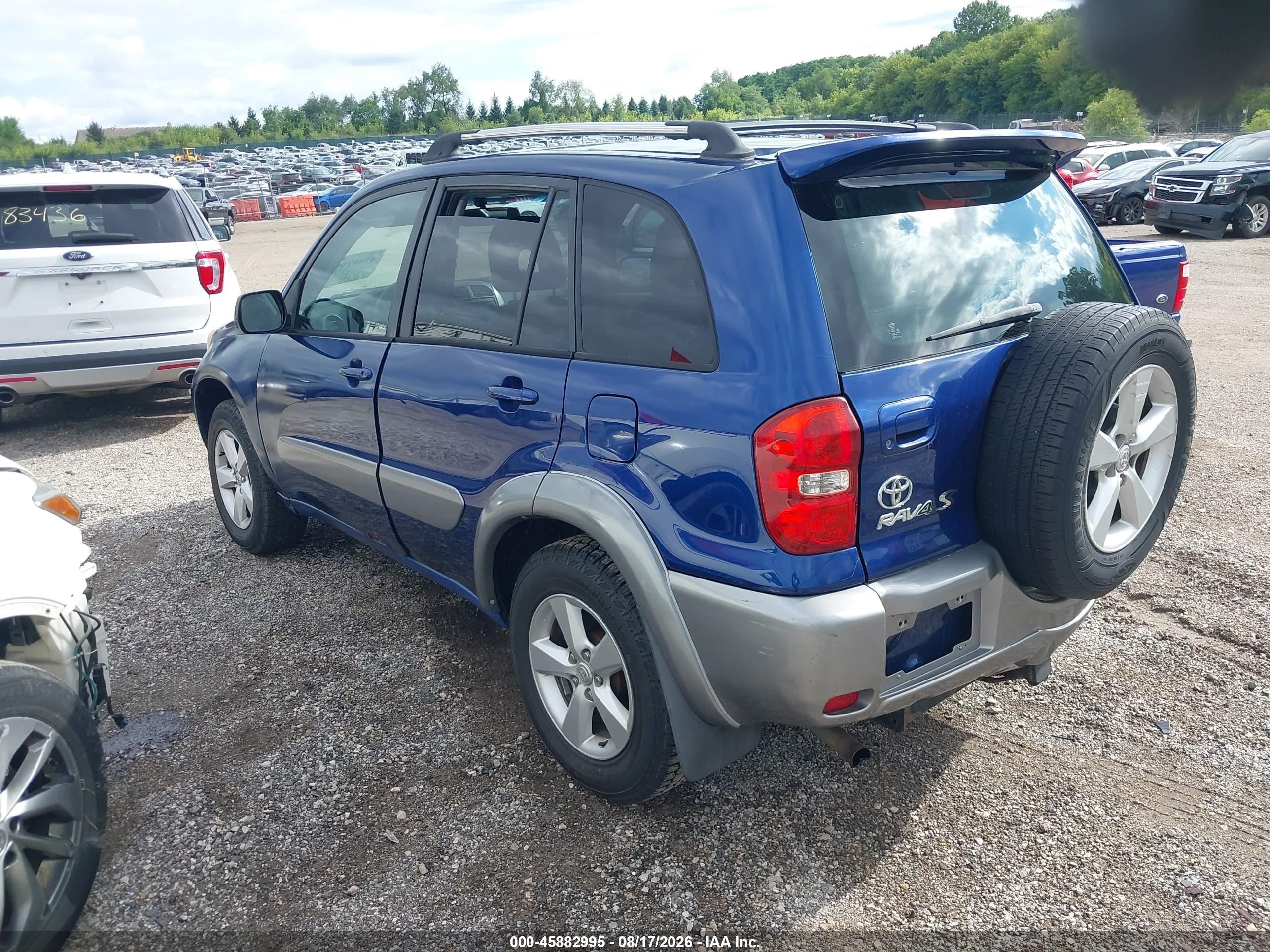 2004 Toyota Rav4   Blue vin: JTEGD20V440015113