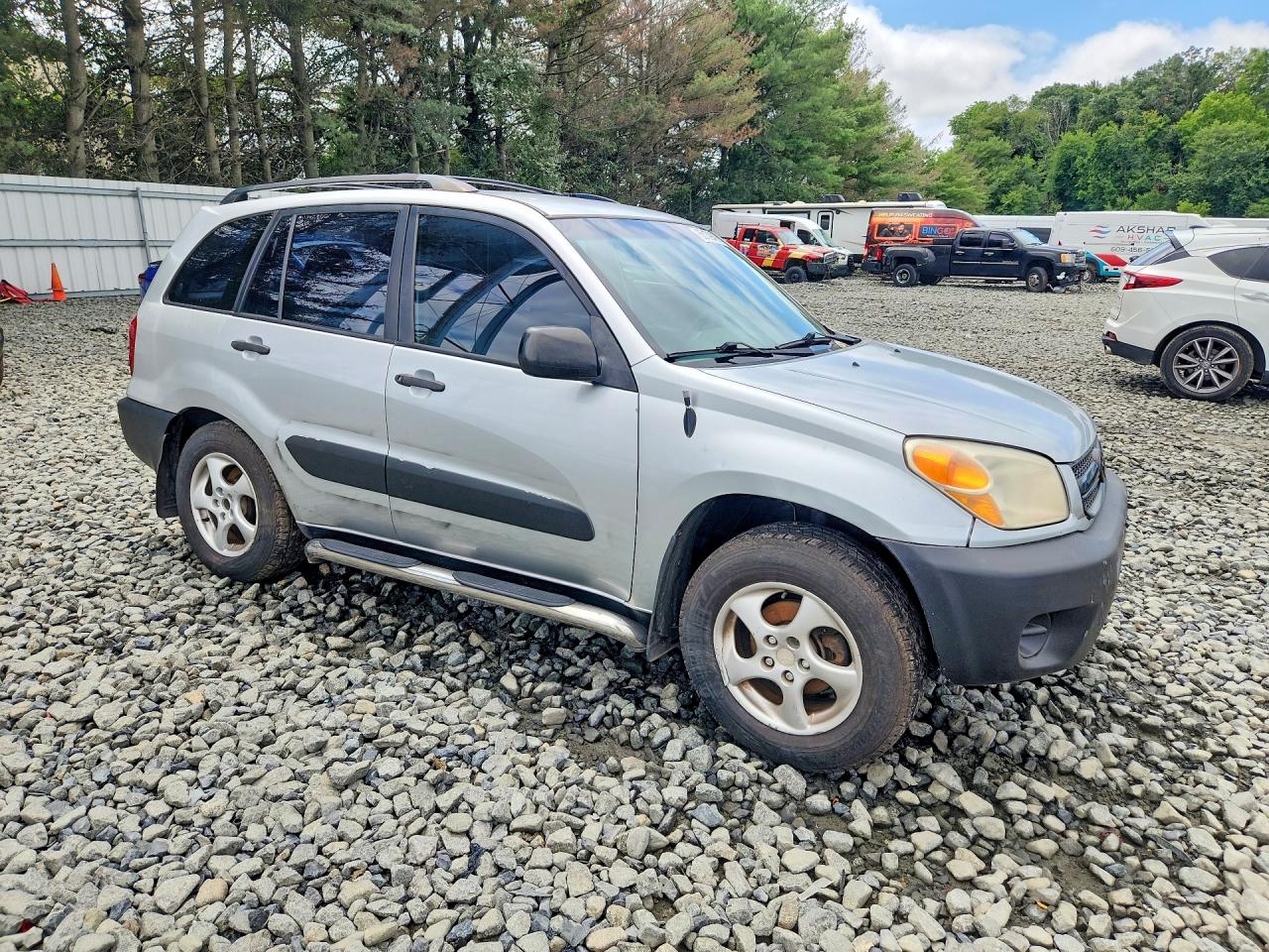 2004 Toyota Rav4 Base Silver vin: JTEGD20V440029772
