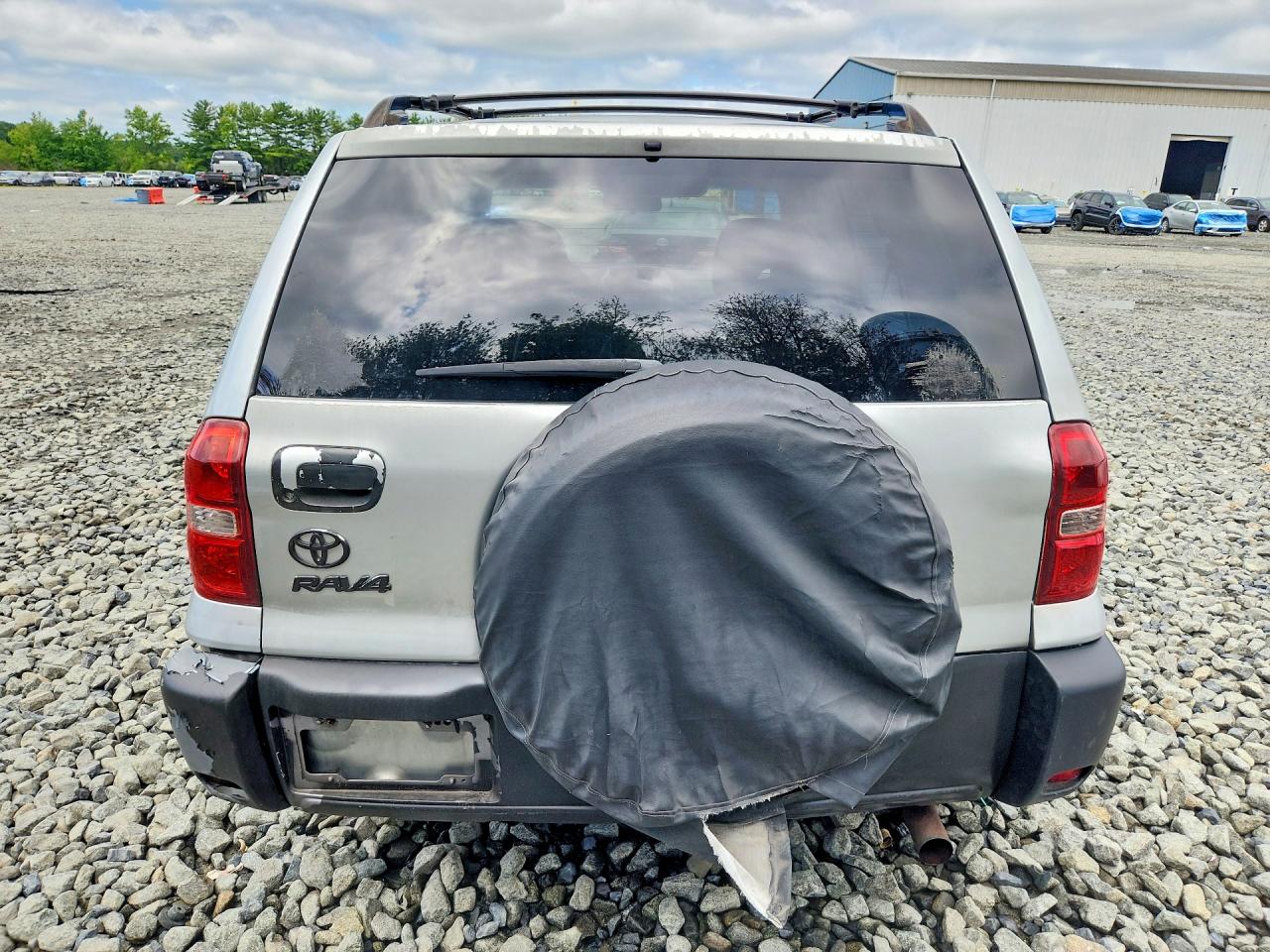2004 Toyota Rav4 Base Silver vin: JTEGD20V440029772