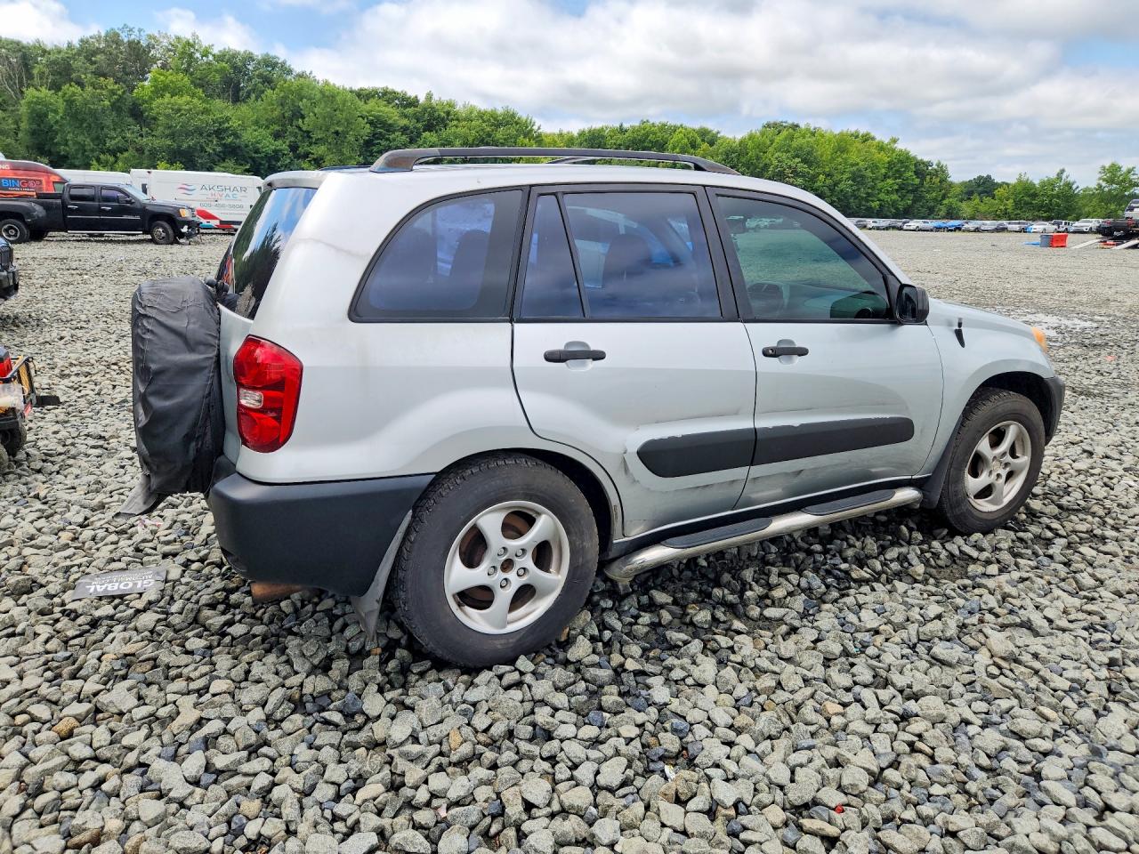 2004 Toyota Rav4 Base Silver vin: JTEGD20V440029772