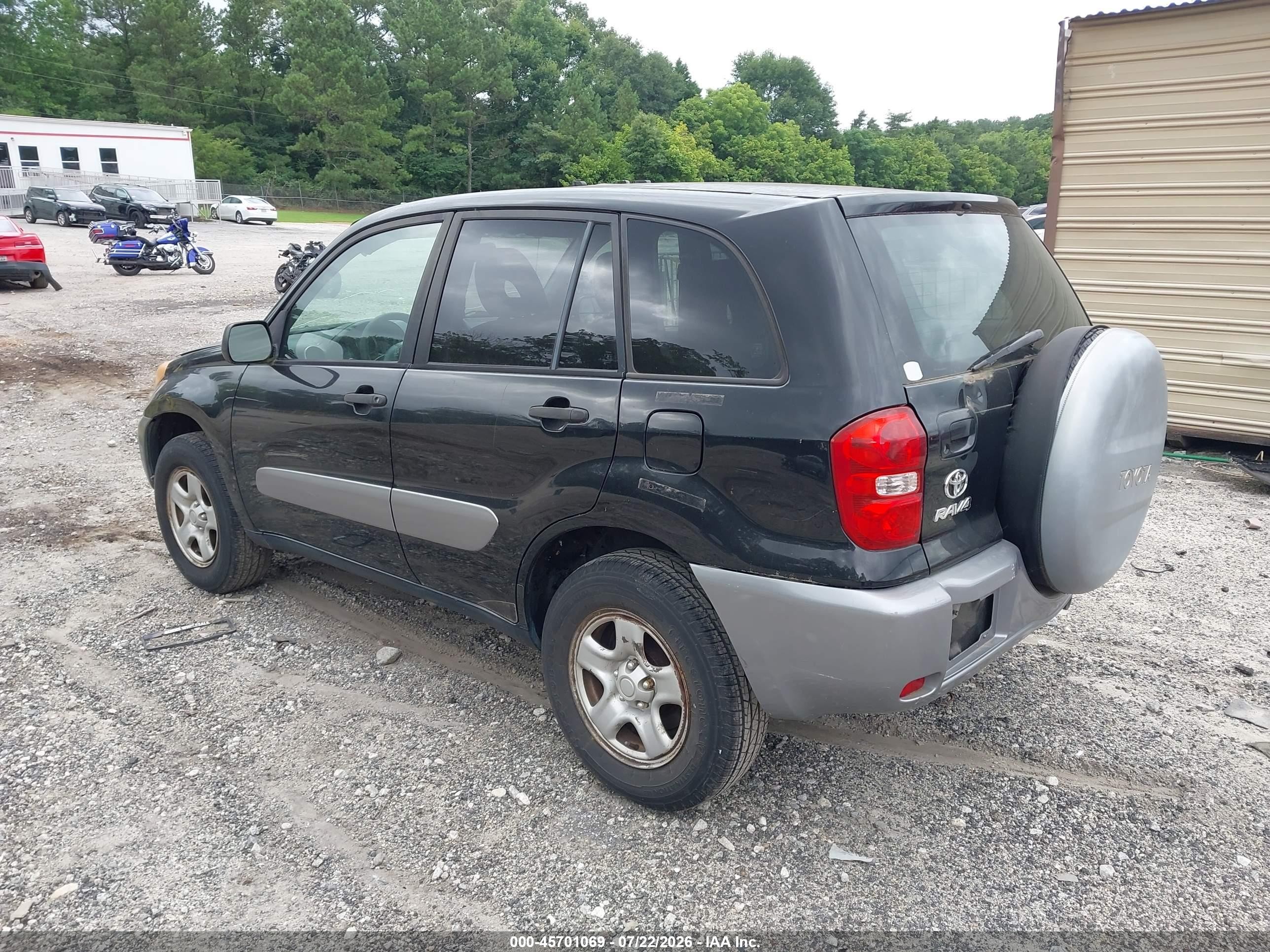 2004 Toyota Rav4   Black vin: JTEGD20V440029870