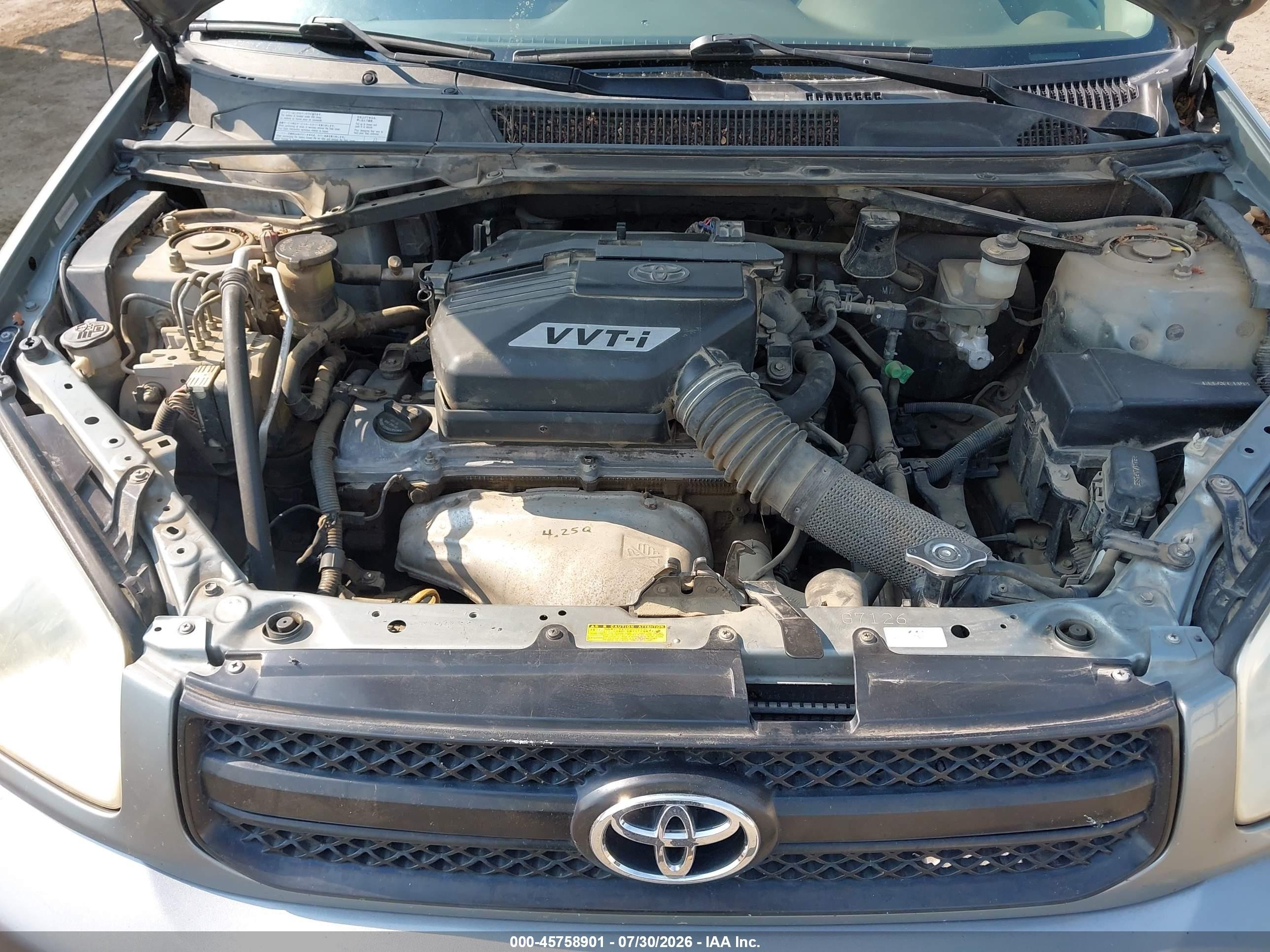2004 Toyota Rav4   Teal vin: JTEGD20V440030730