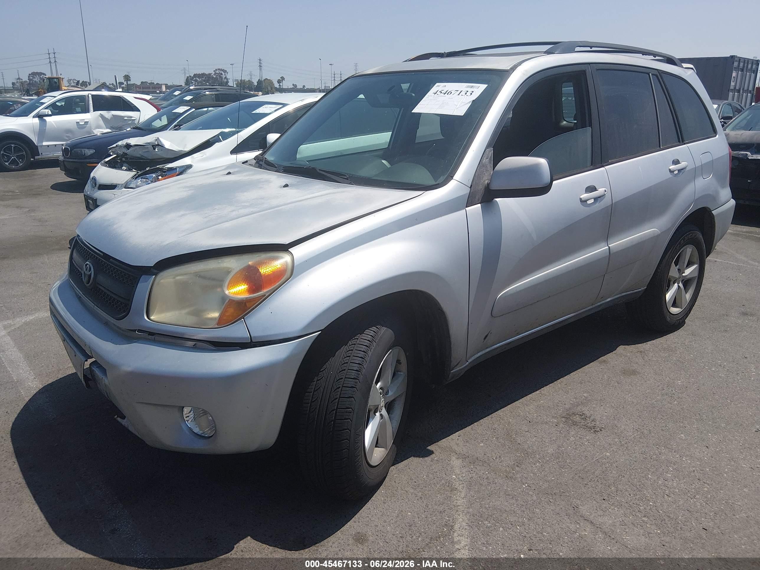 2004 Toyota Rav4   Silver vin: JTEGD20V440042344