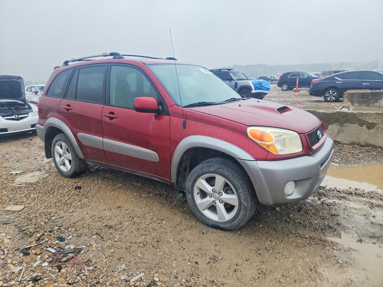 2005 Toyota Rav4 Base Maroon vin: JTEGD20V450047464