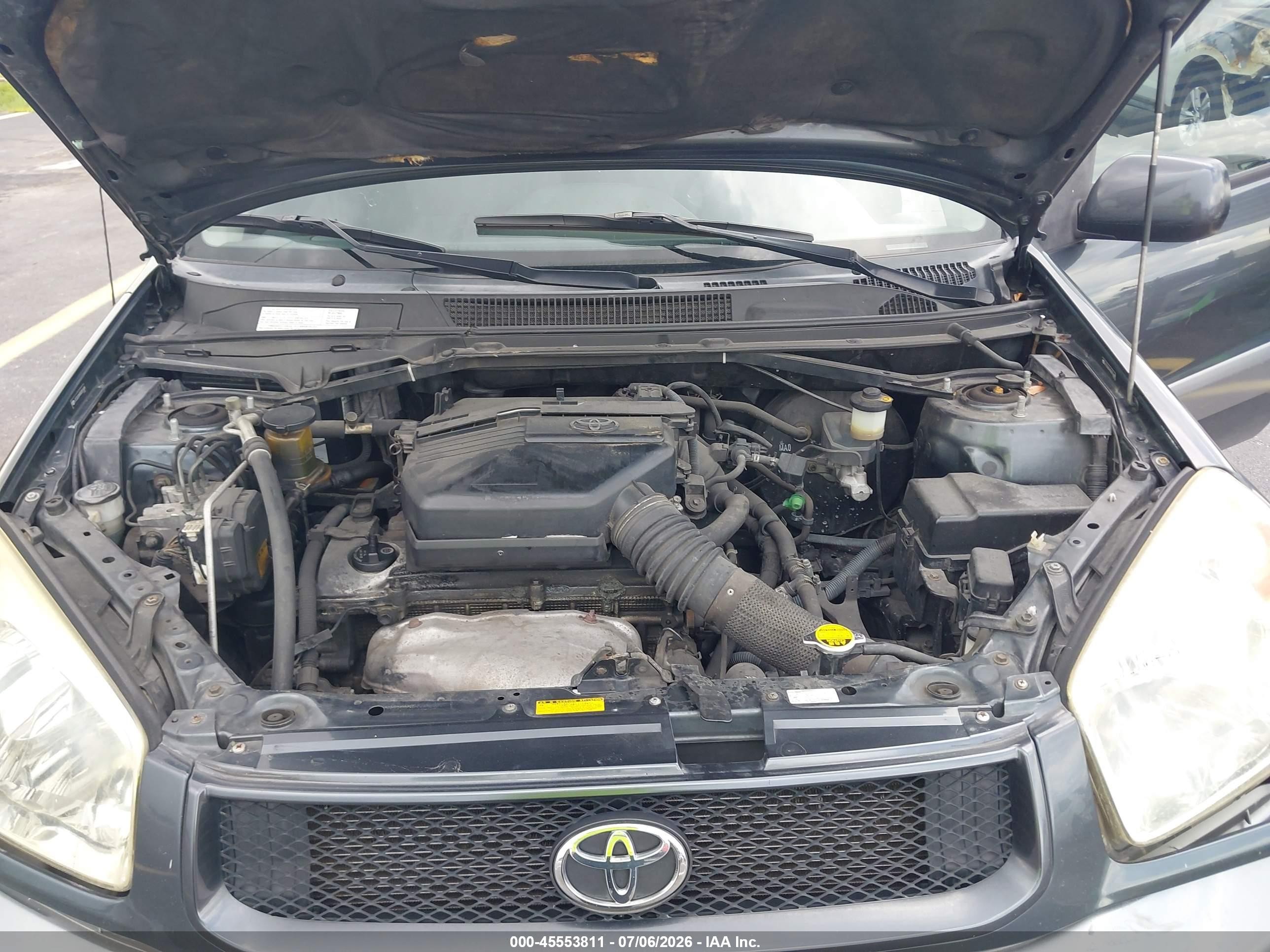 2005 Toyota Rav4   Серый vin: JTEGD20V450051689