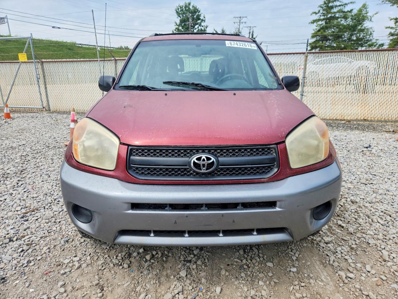 2005 Toyota Rav4 Base Burgundy vin: JTEGD20V450059274