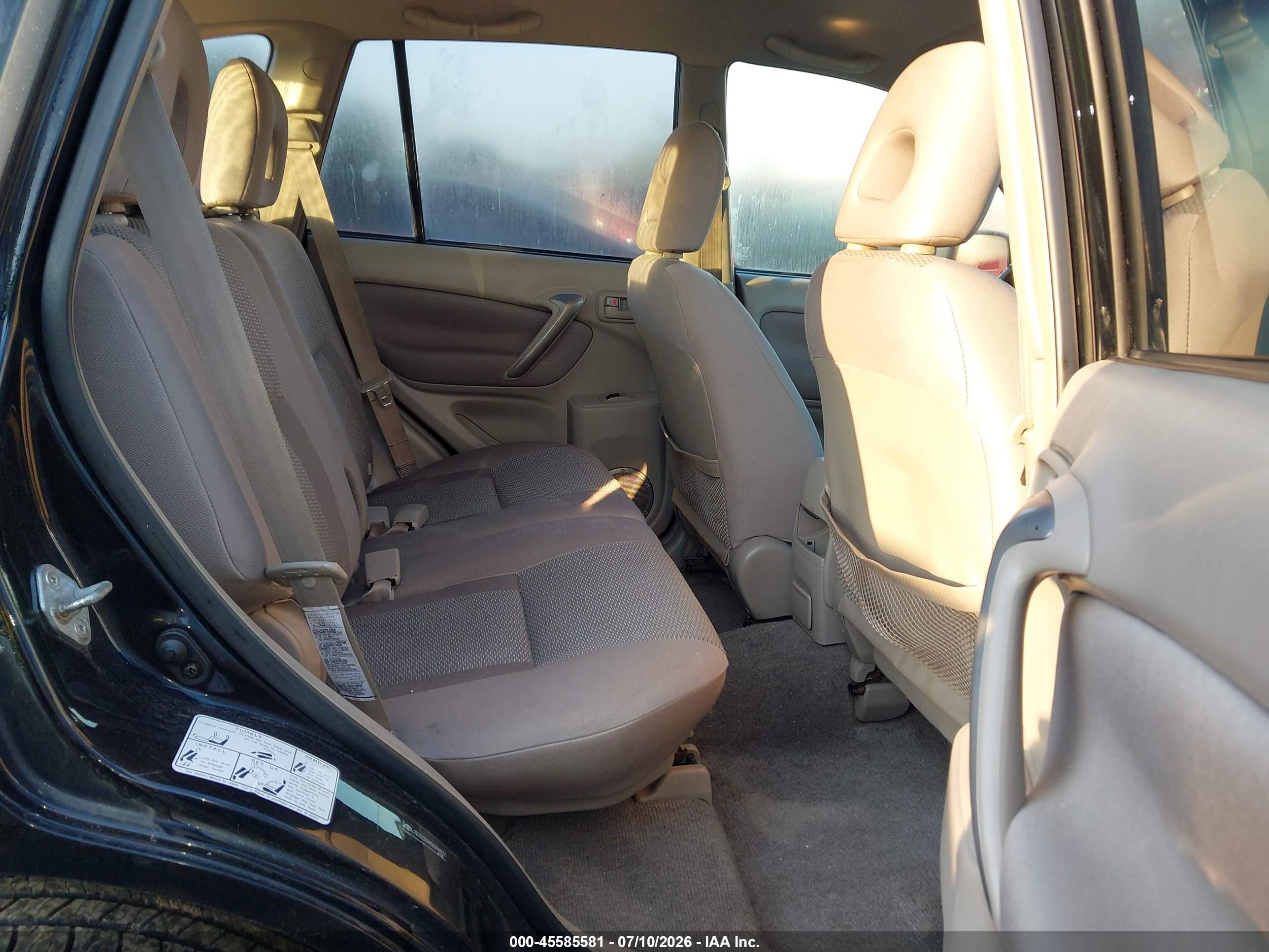 2005 Toyota Rav4 Black vin: JTEGD20V450094901