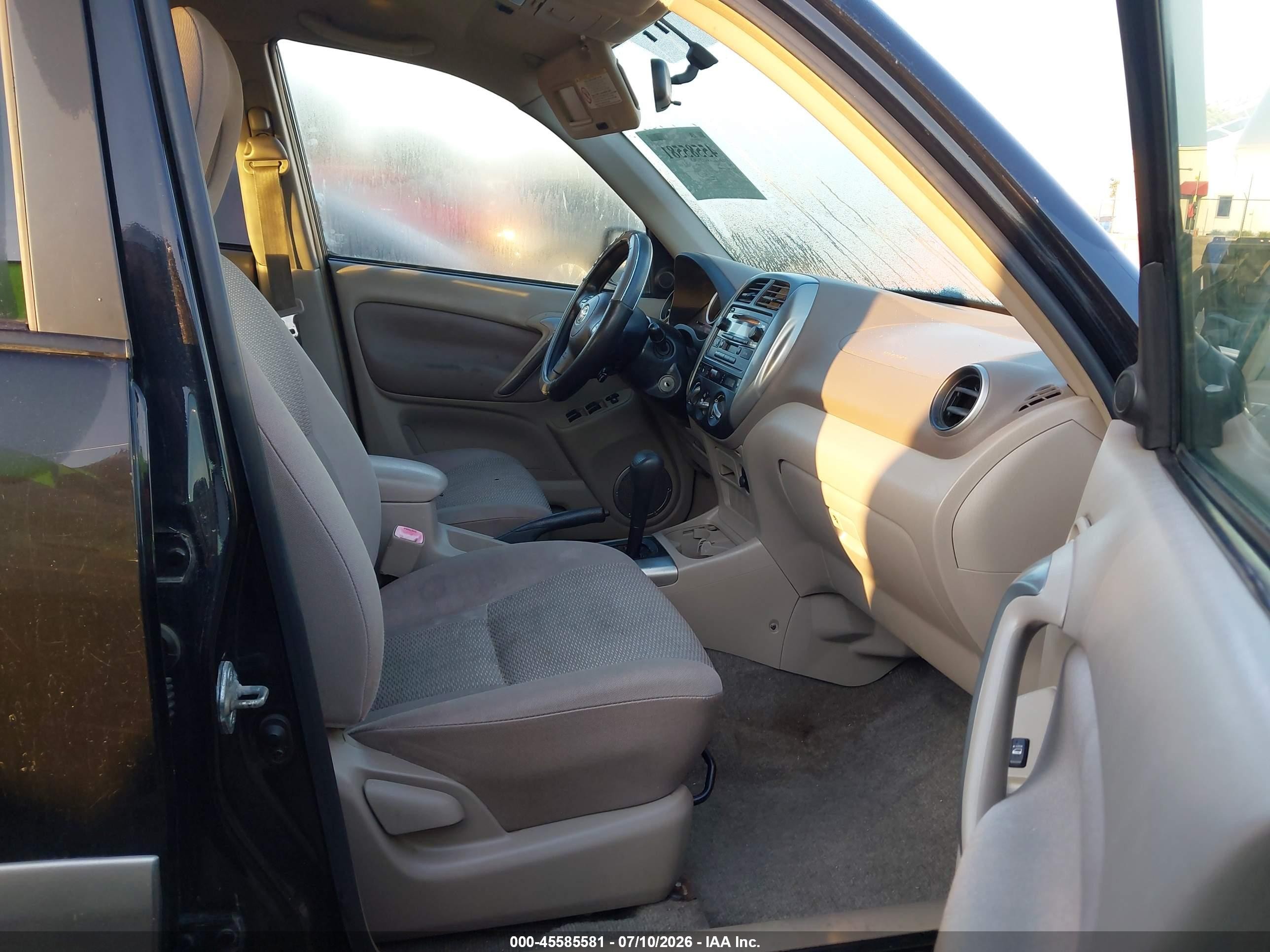 2005 Toyota Rav4 Black vin: JTEGD20V450094901