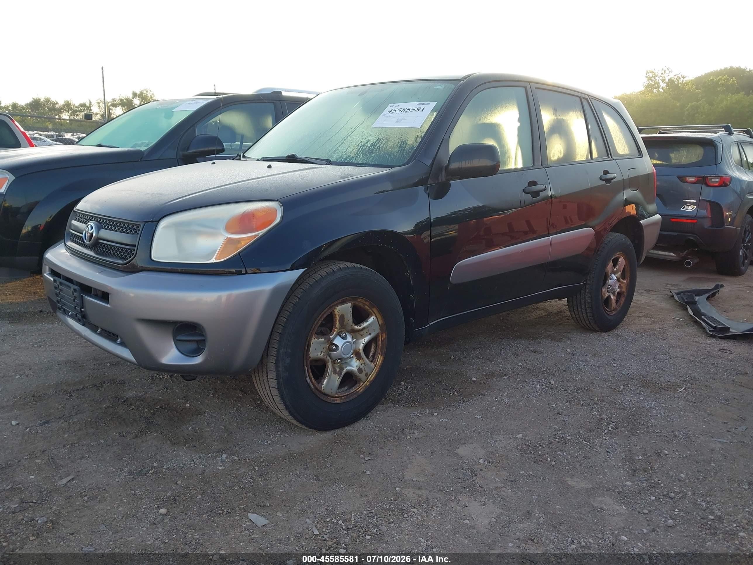 2005 Toyota Rav4 Black vin: JTEGD20V450094901