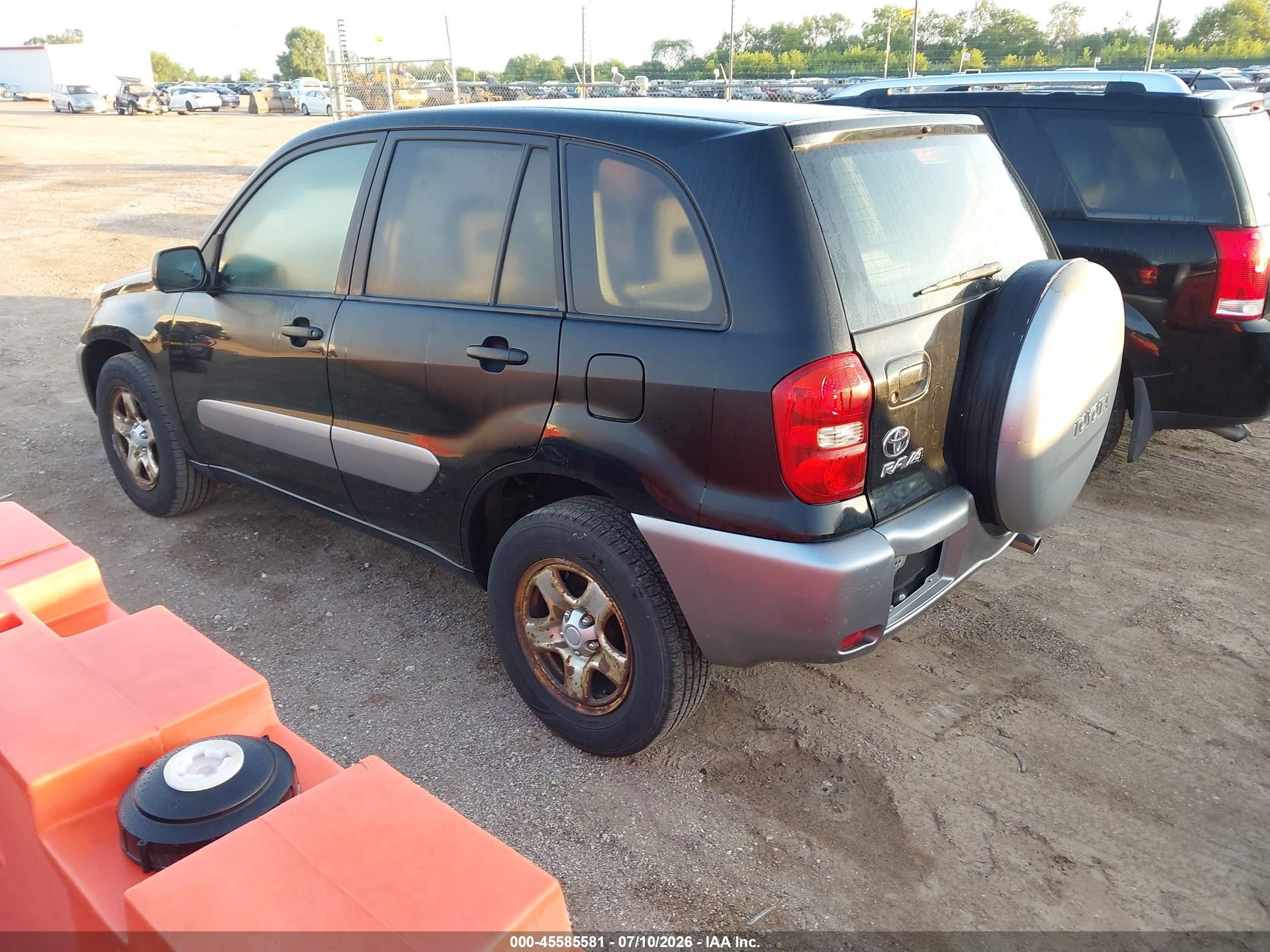 2005 Toyota Rav4 Black vin: JTEGD20V450094901