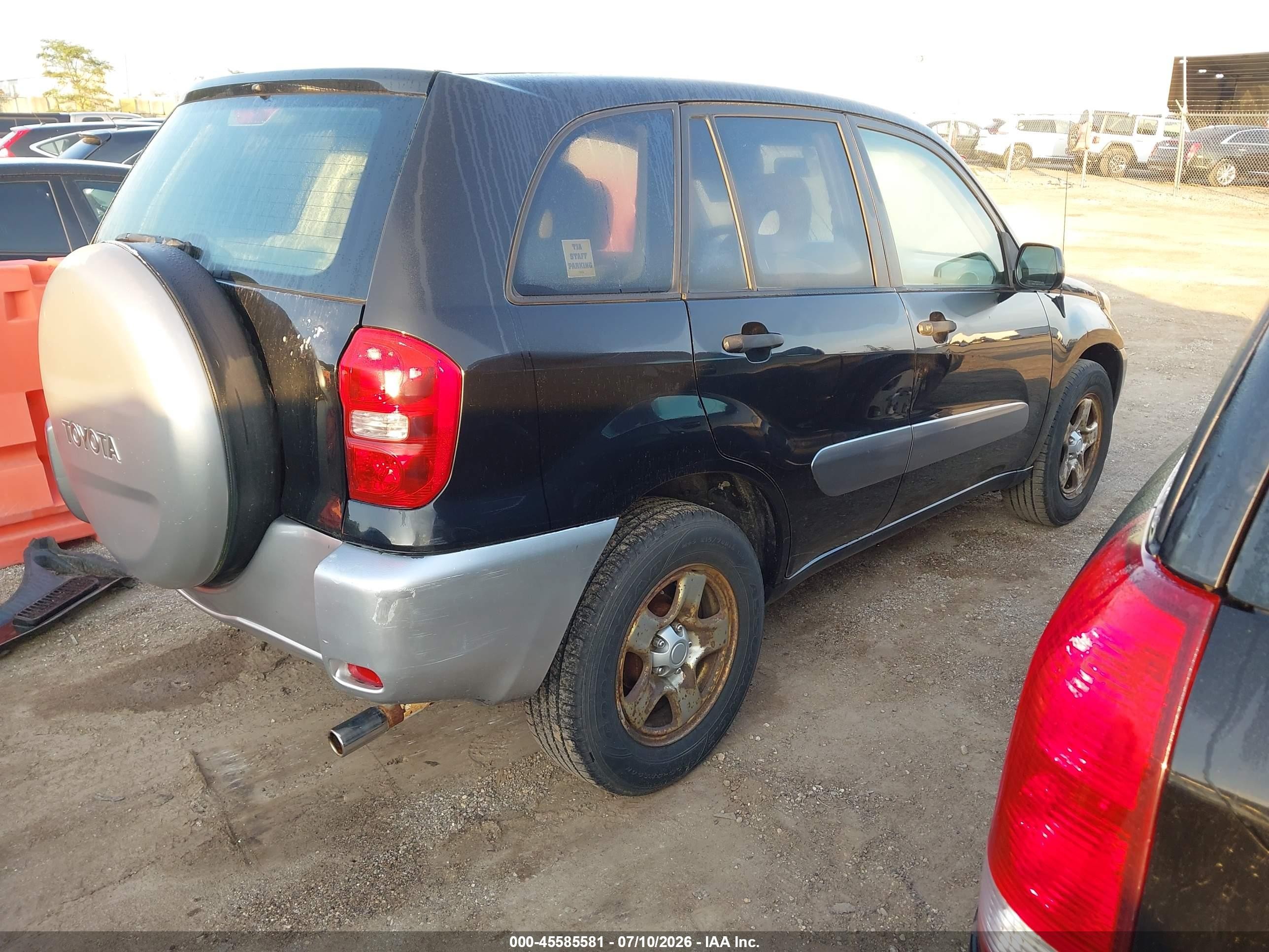 2005 Toyota Rav4 Black vin: JTEGD20V450094901