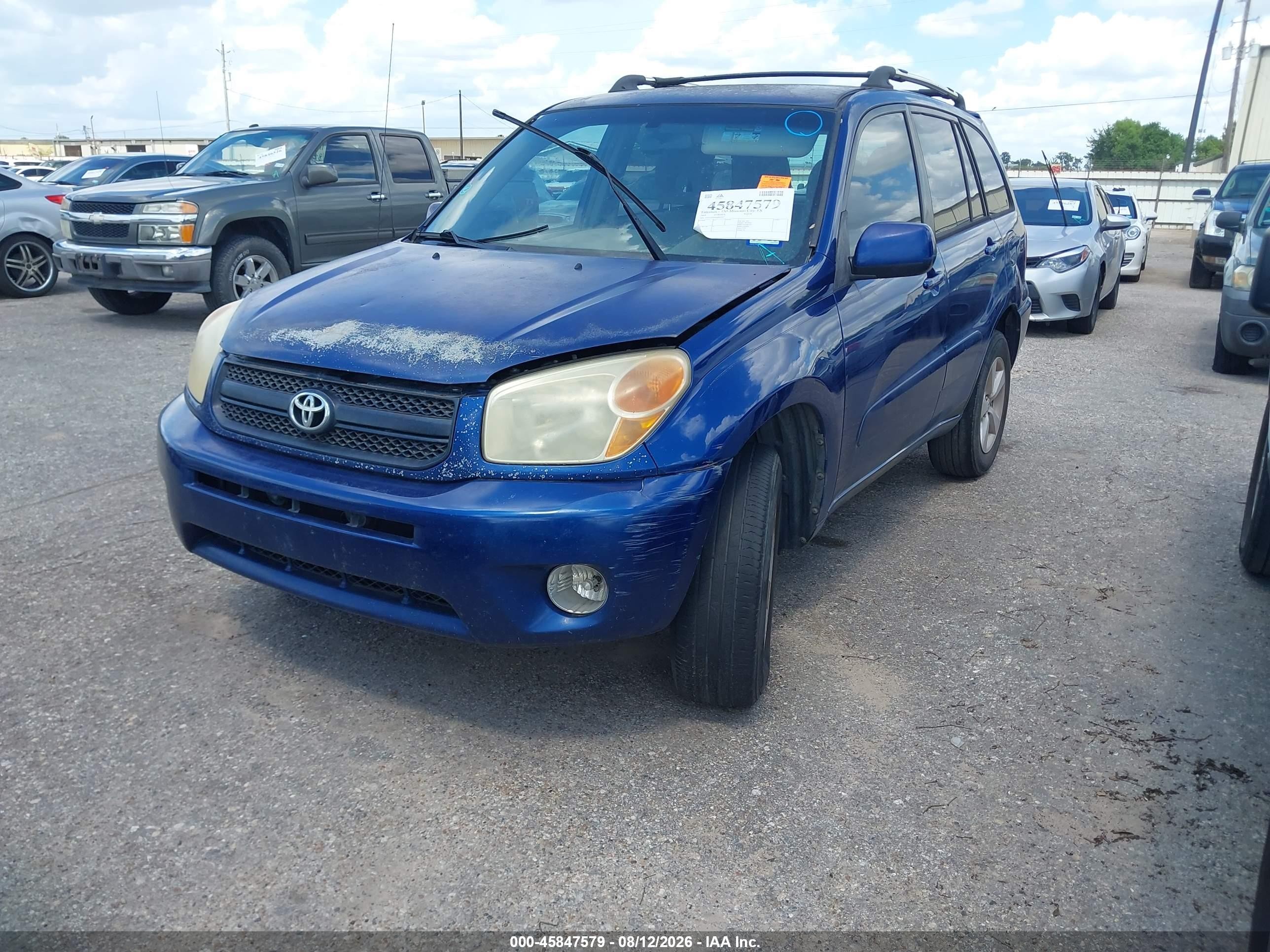 2005 Toyota Rav4   Blue vin: JTEGD20V456002957