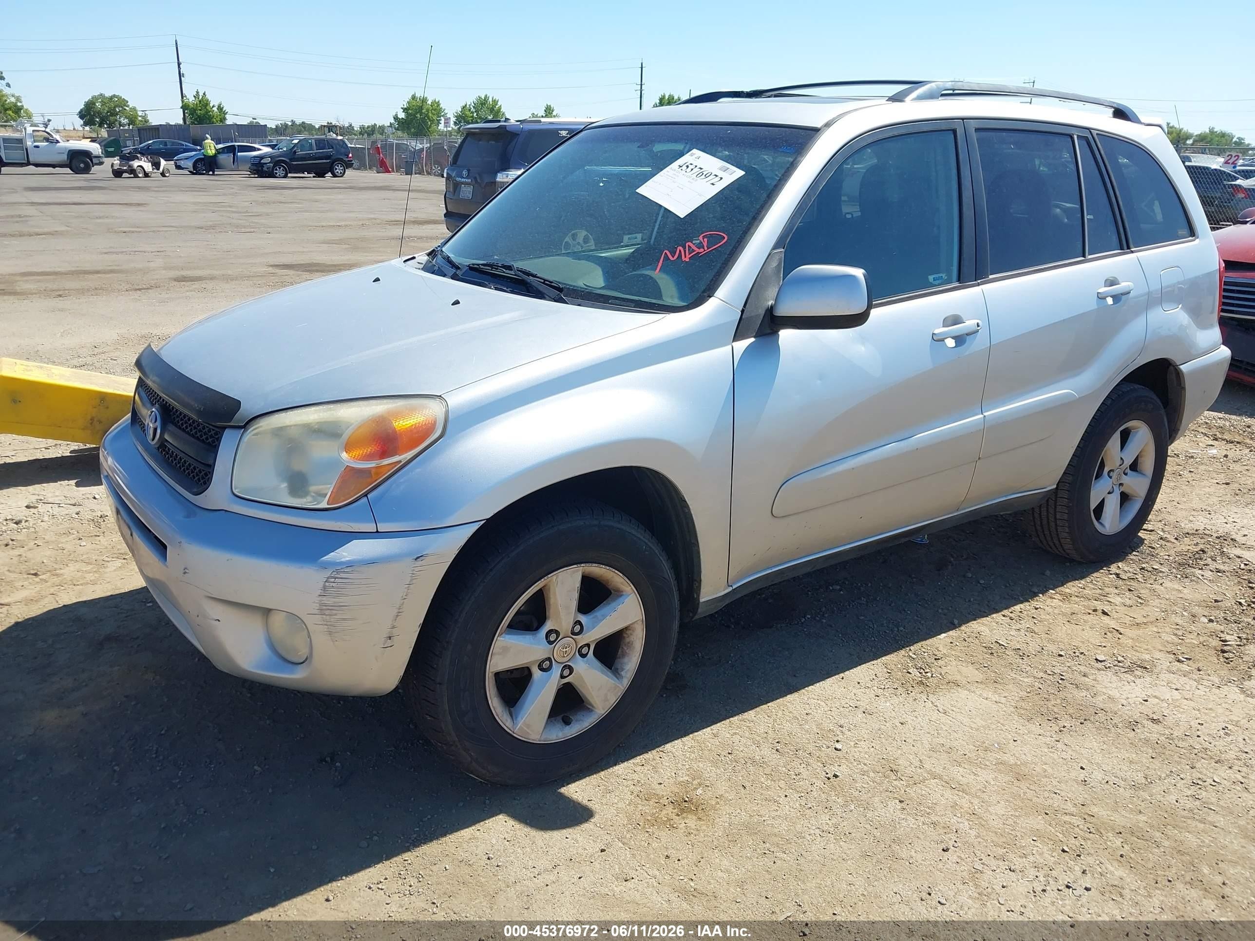 2004 Toyota Rav4   Silver vin: JTEGD20V540021292
