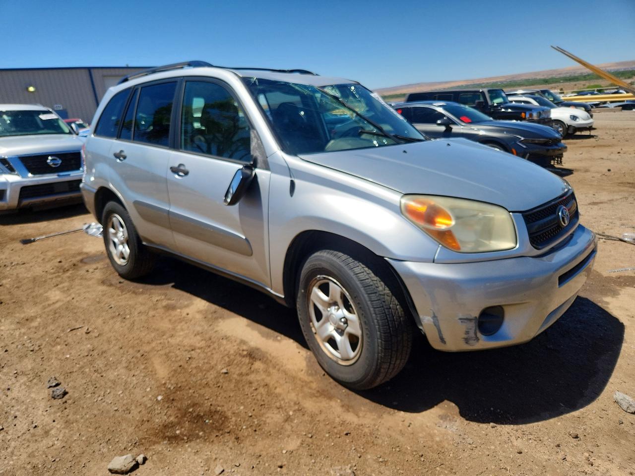 2004 Toyota Rav4 Base Silver vin: JTEGD20V540044751