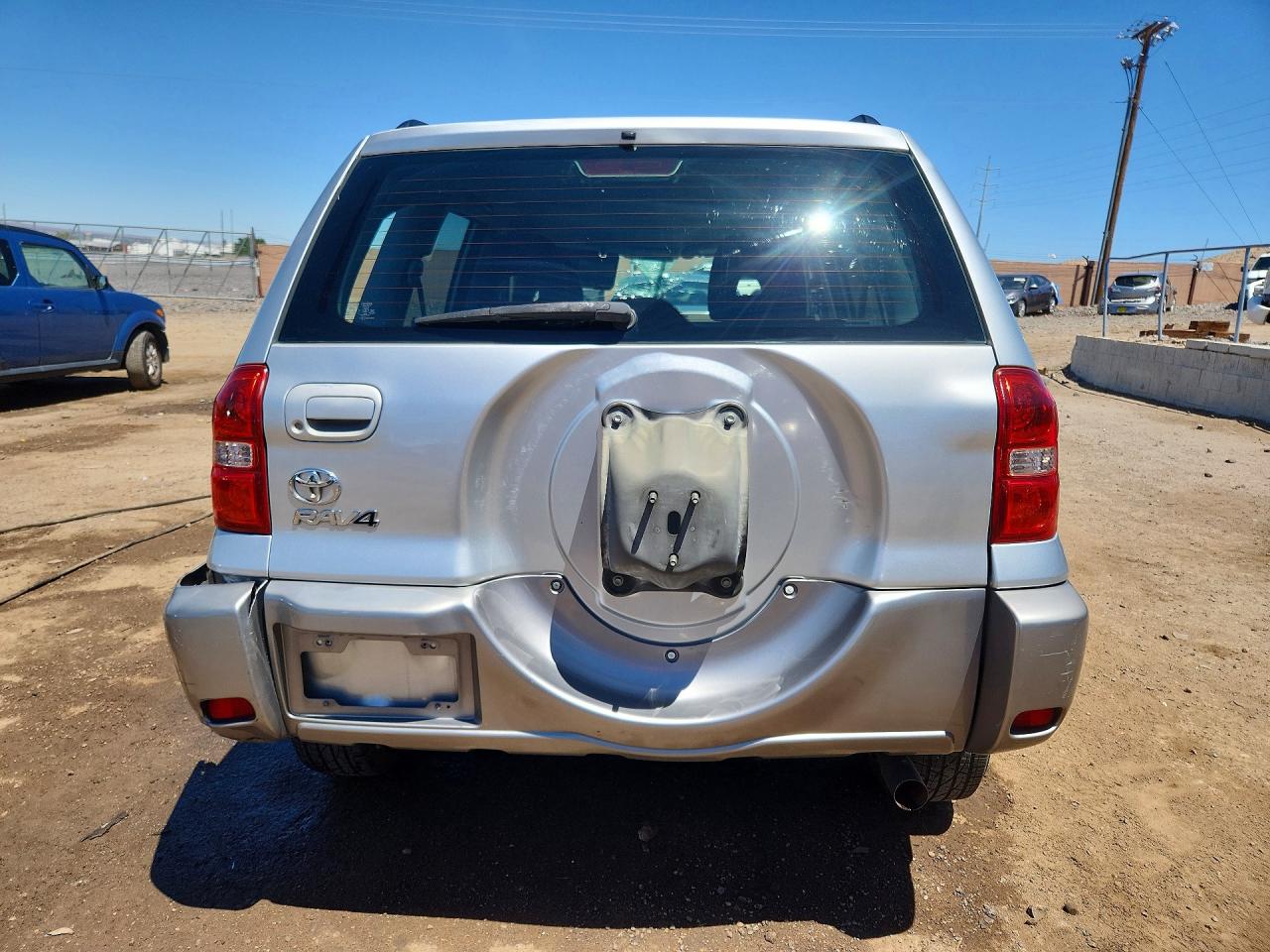 2004 Toyota Rav4 Base Silver vin: JTEGD20V540044751