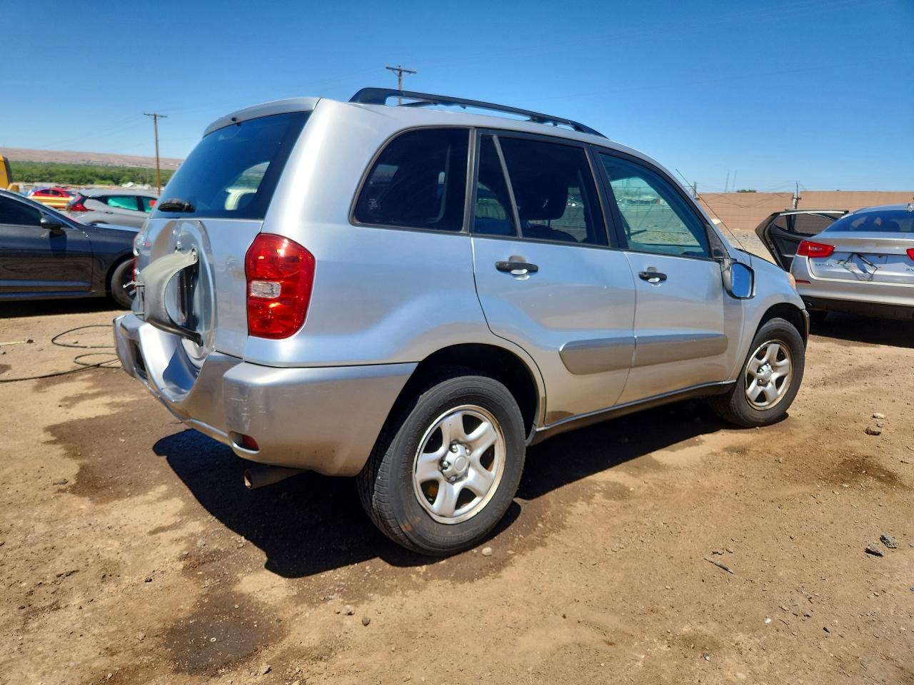2004 Toyota Rav4 Base Silver vin: JTEGD20V540044751