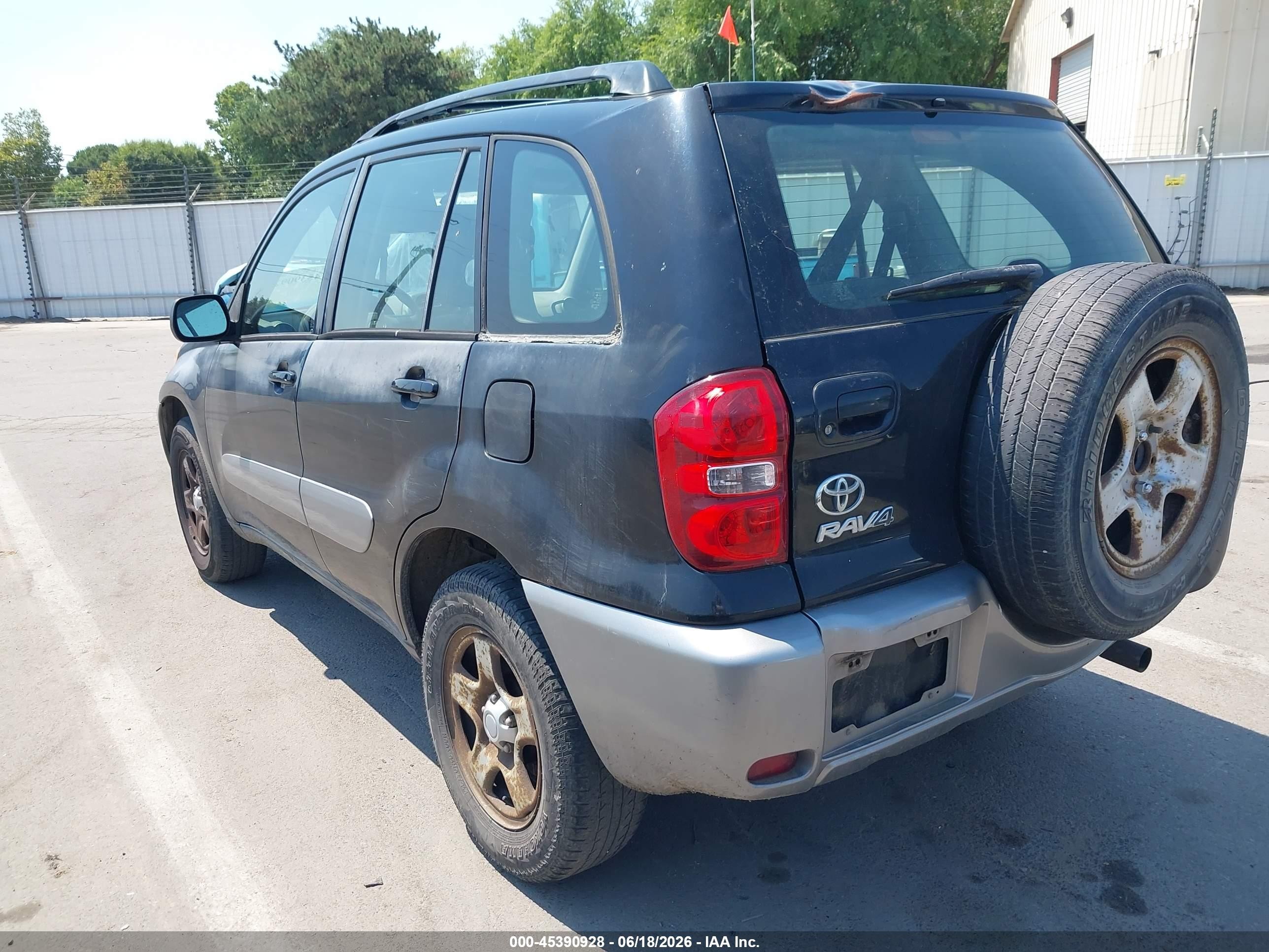 2005 Toyota Rav4   Черный vin: JTEGD20V550051541